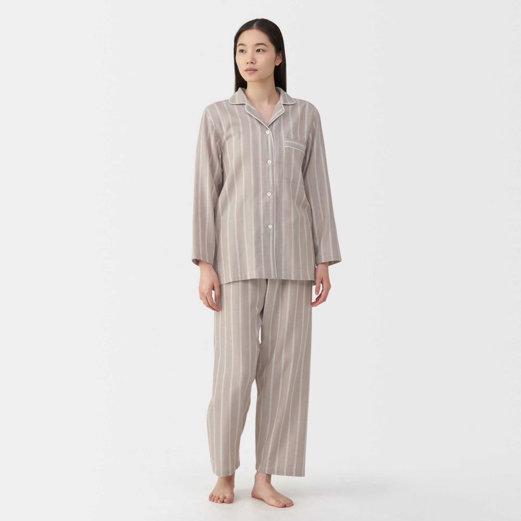 Side Seamless Double Gauze Pajamas - Image 29