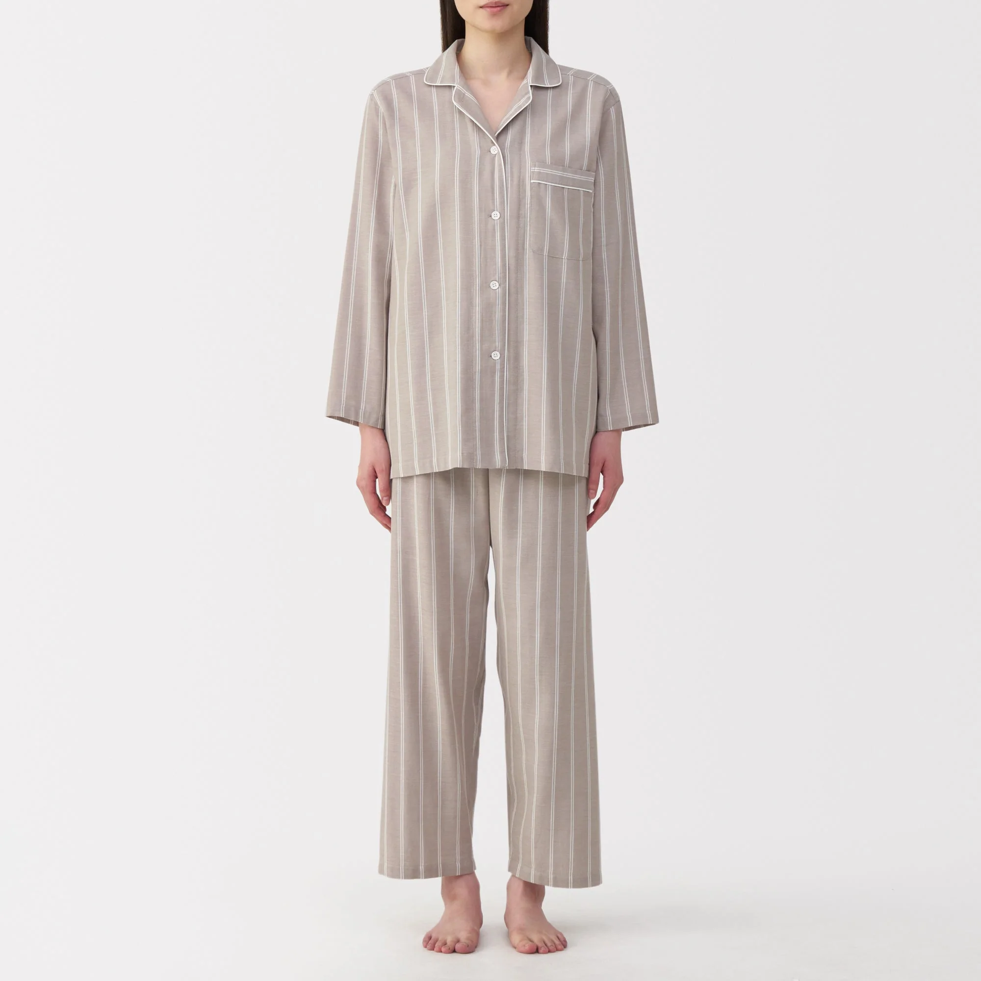 Side Seamless Double Gauze Pajamas - Image 30