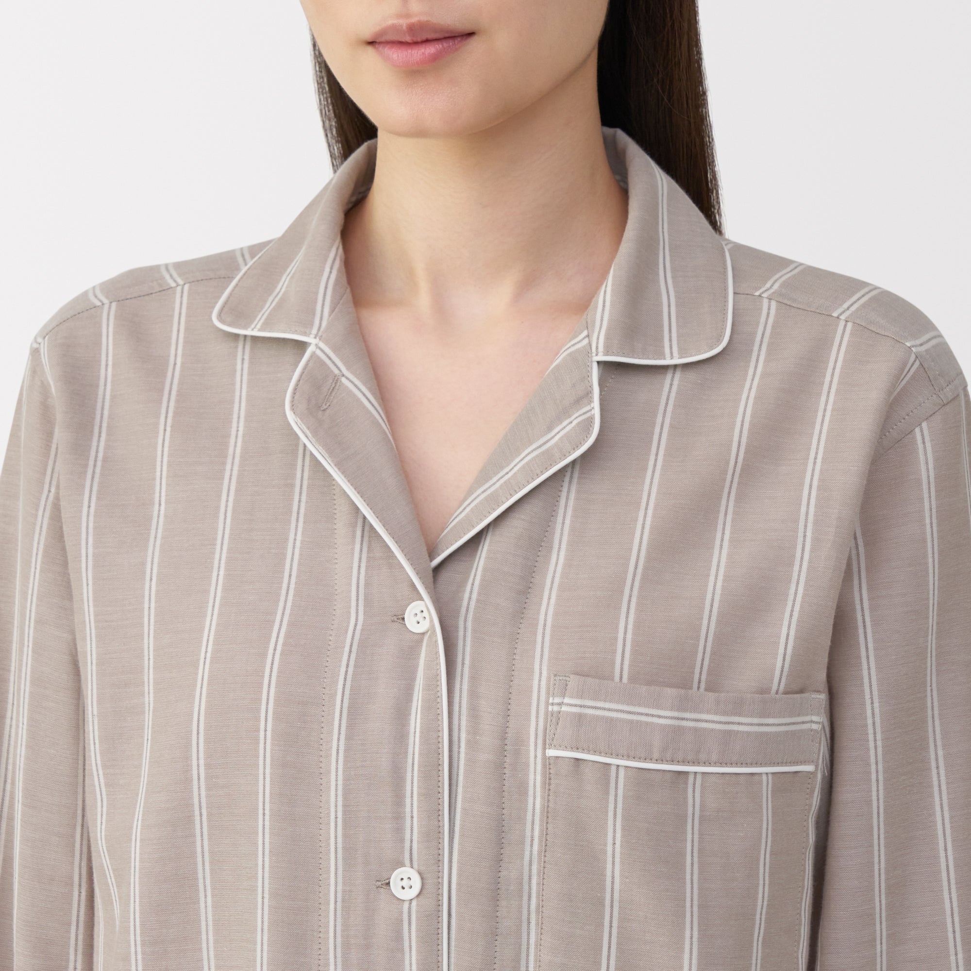 Side Seamless Double Gauze Pajamas - Image 33