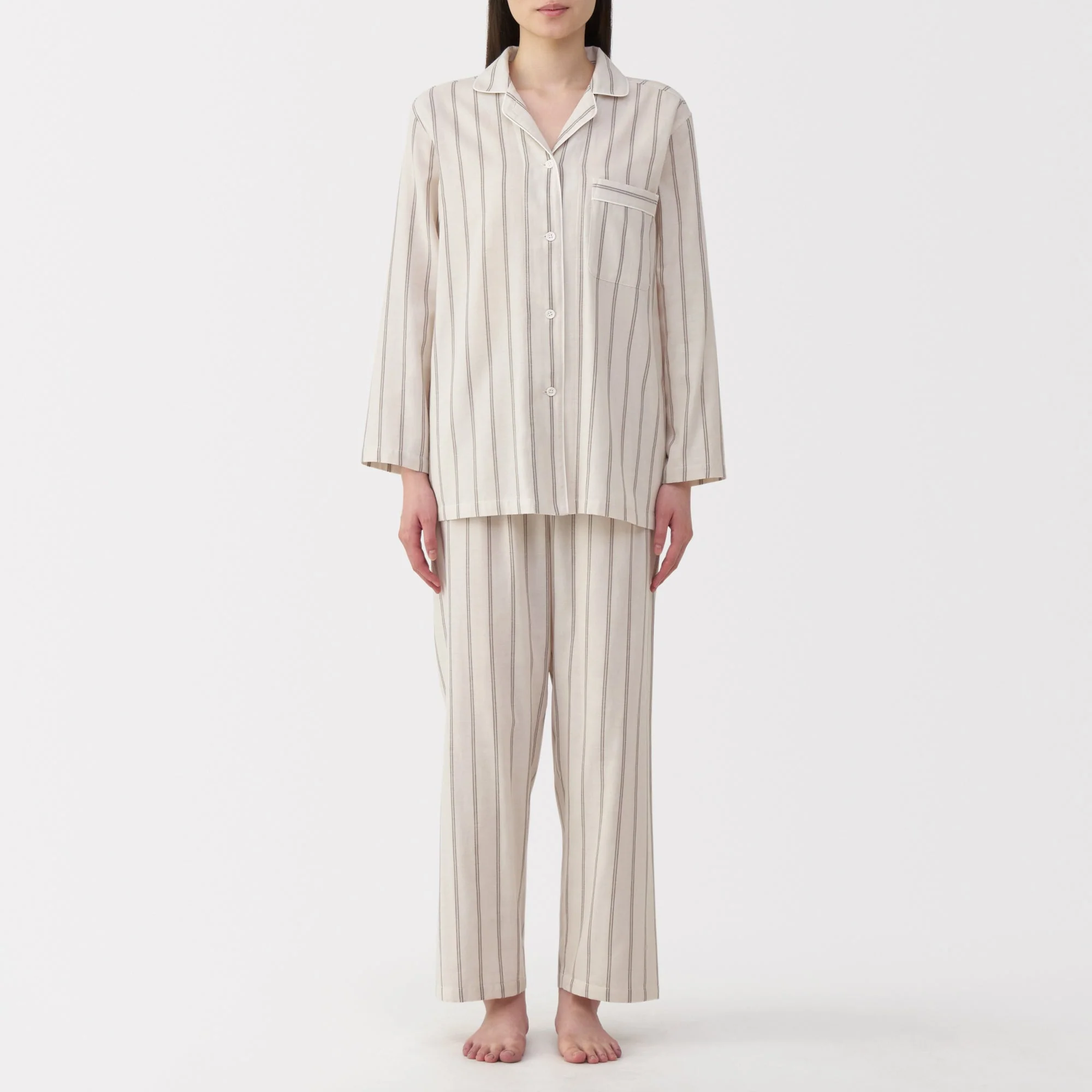 Side Seamless Double Gauze Pajamas - Image 4
