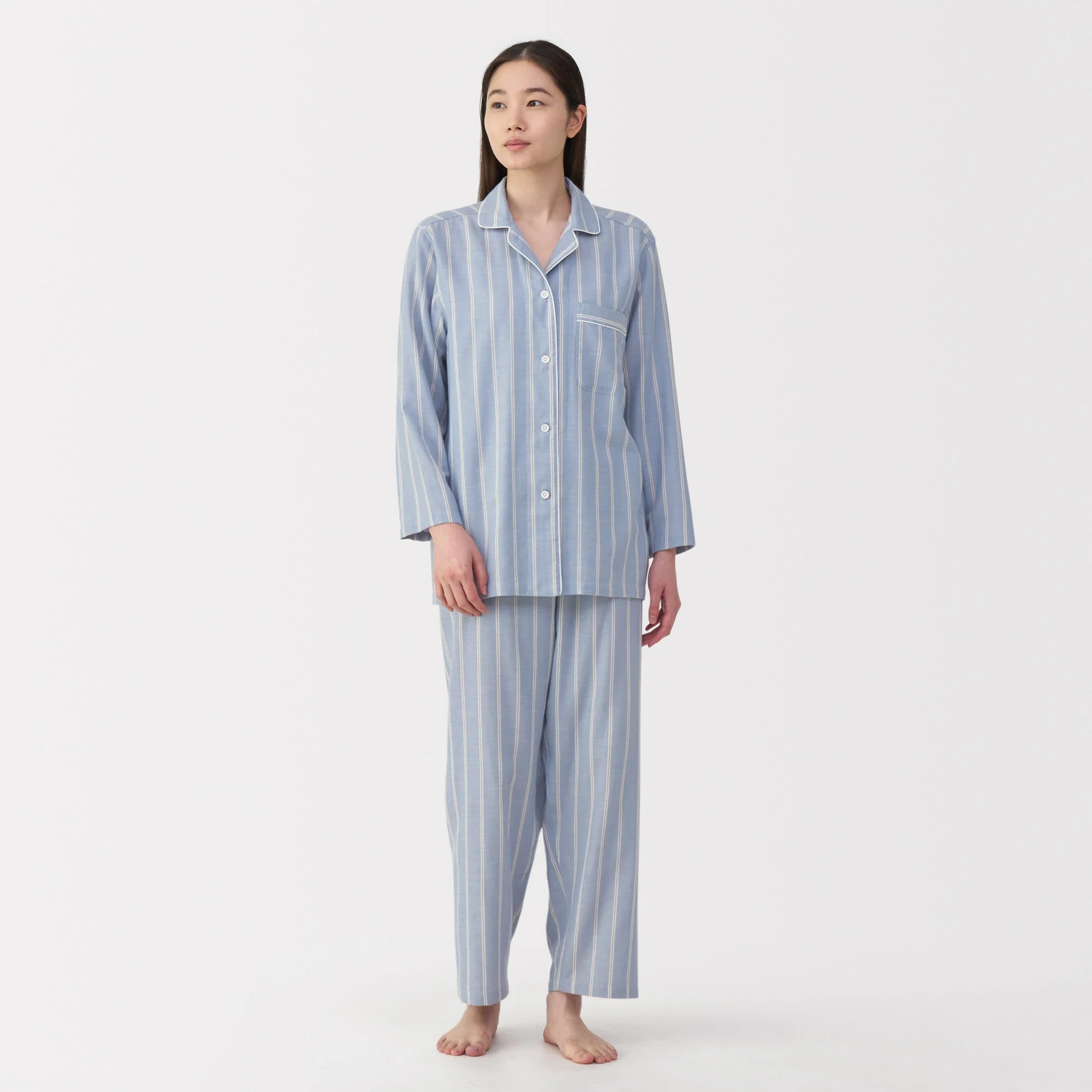 Side Seamless Double Gauze Pajamas - Image 42