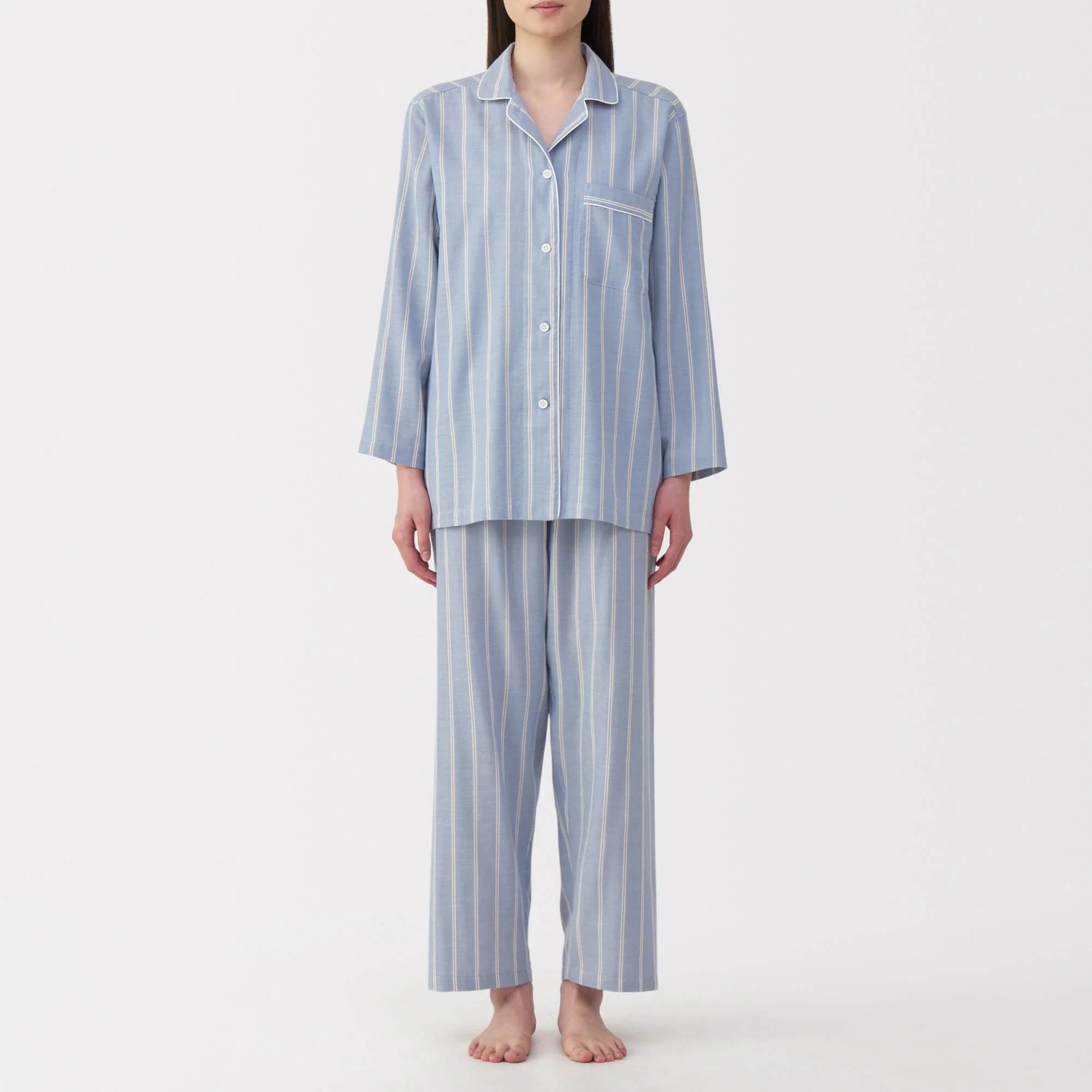 Side Seamless Double Gauze Pajamas - Image 43
