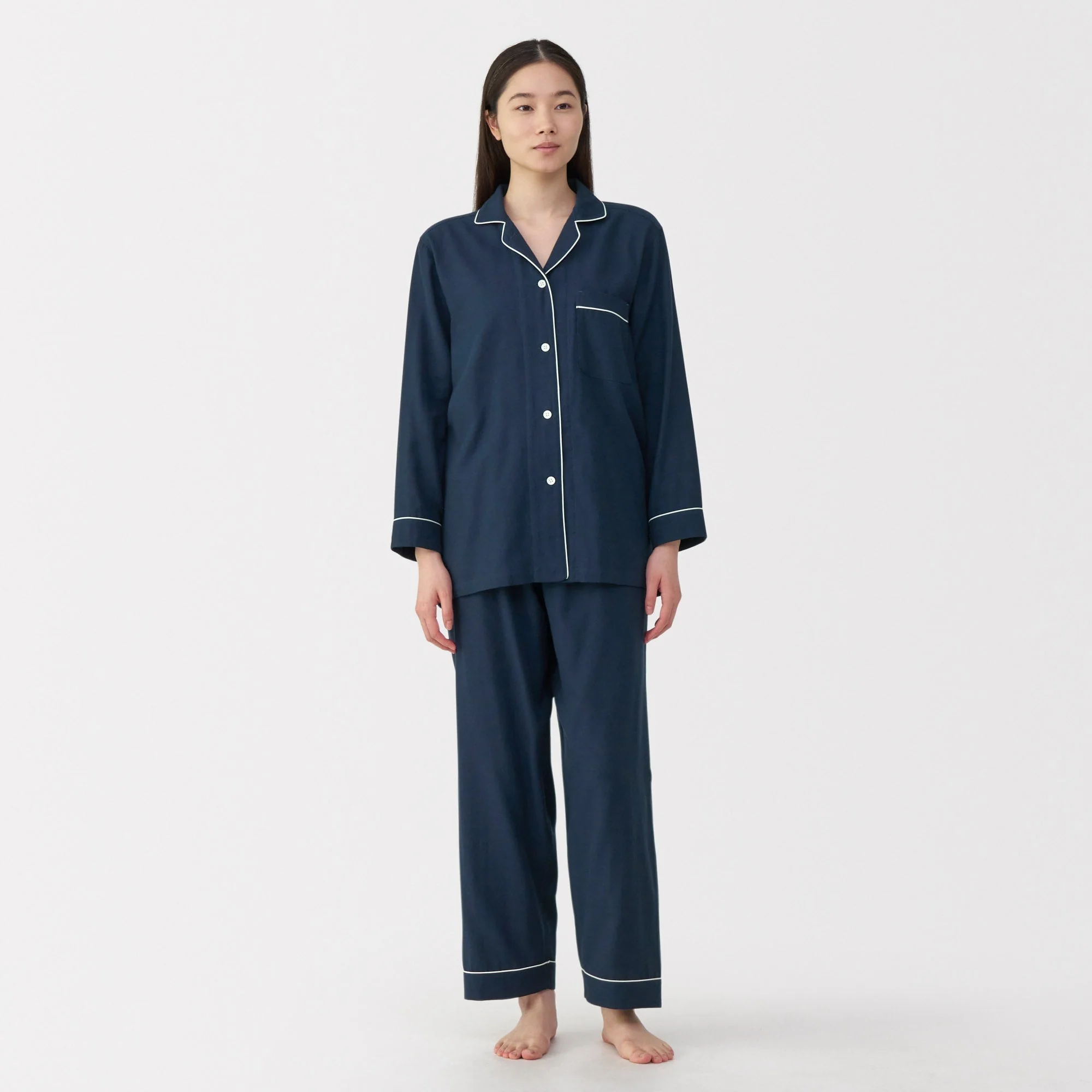 Side Seamless Double Gauze Pajamas - Image 55
