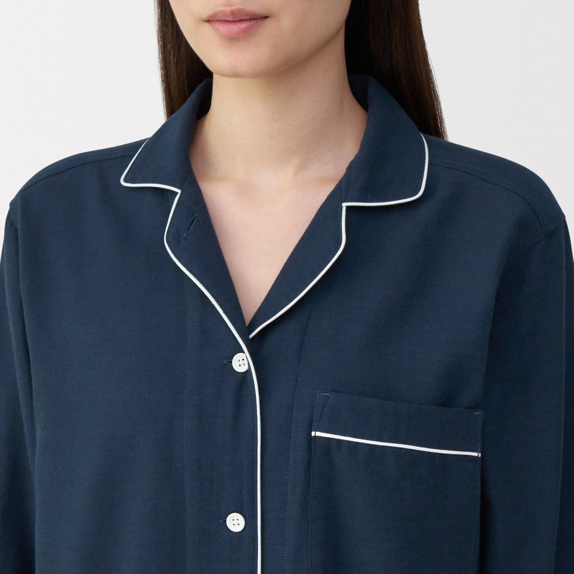 Side Seamless Double Gauze Pajamas - Image 59
