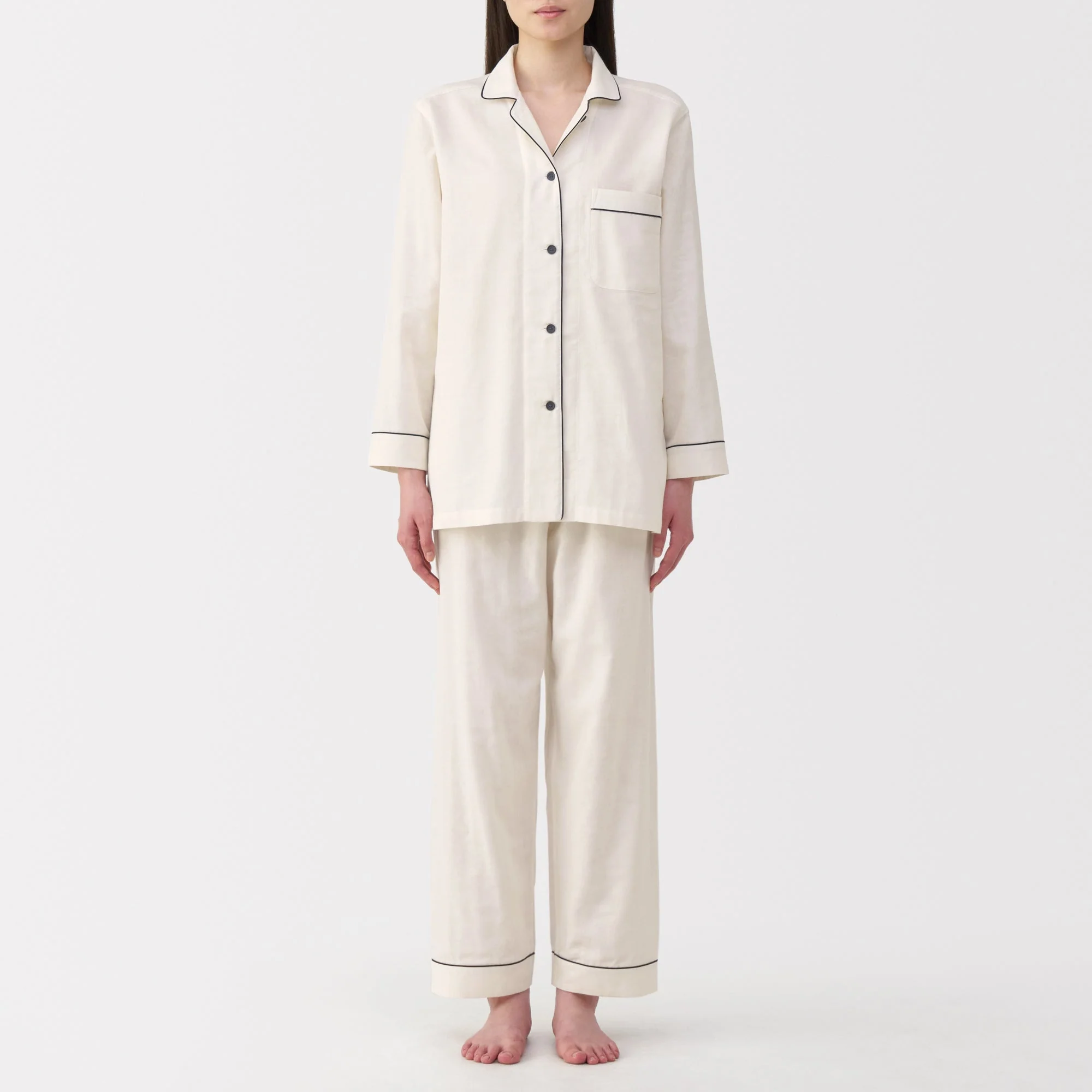 Side Seamless Double Gauze Pajamas - Image 67