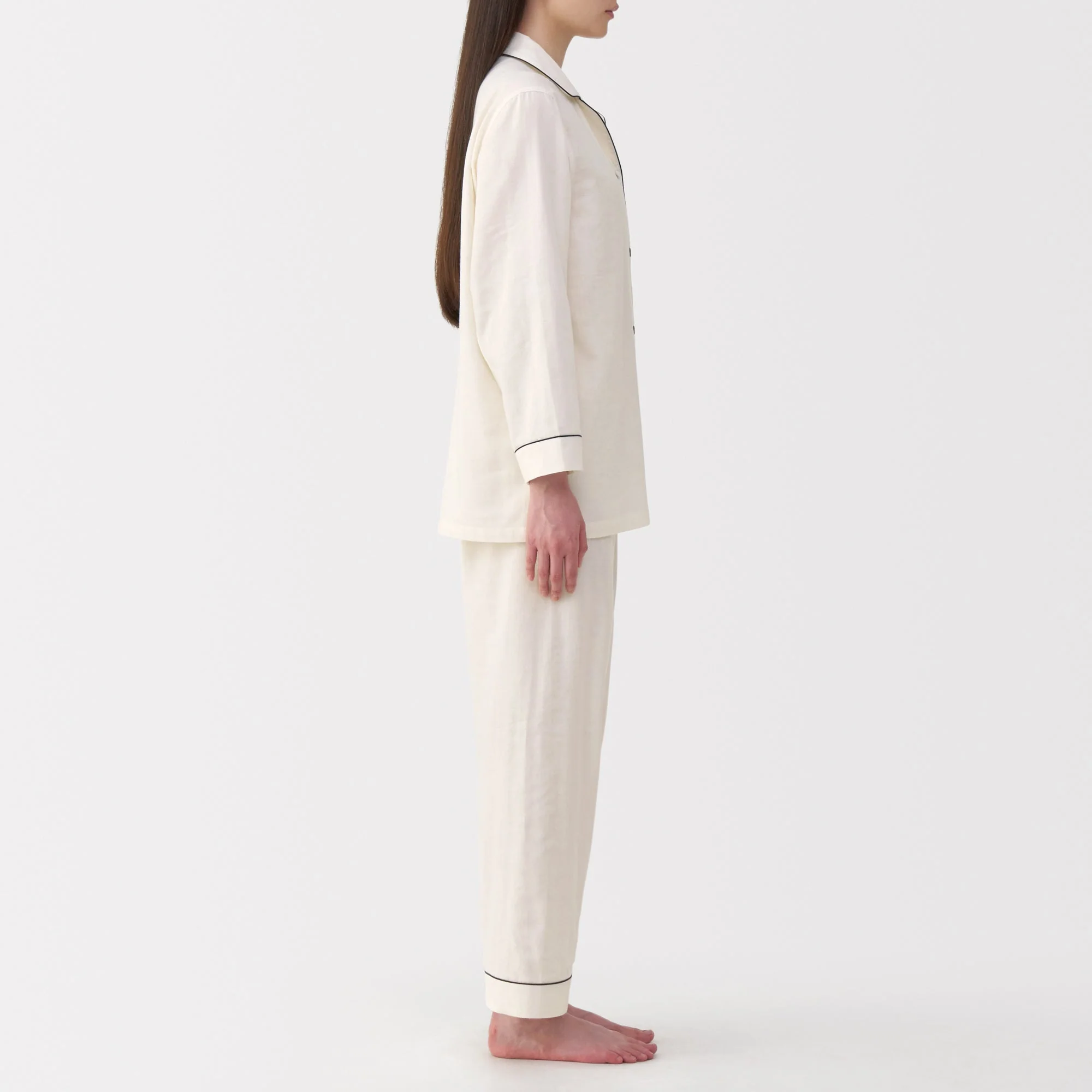 Side Seamless Double Gauze Pajamas - Image 68