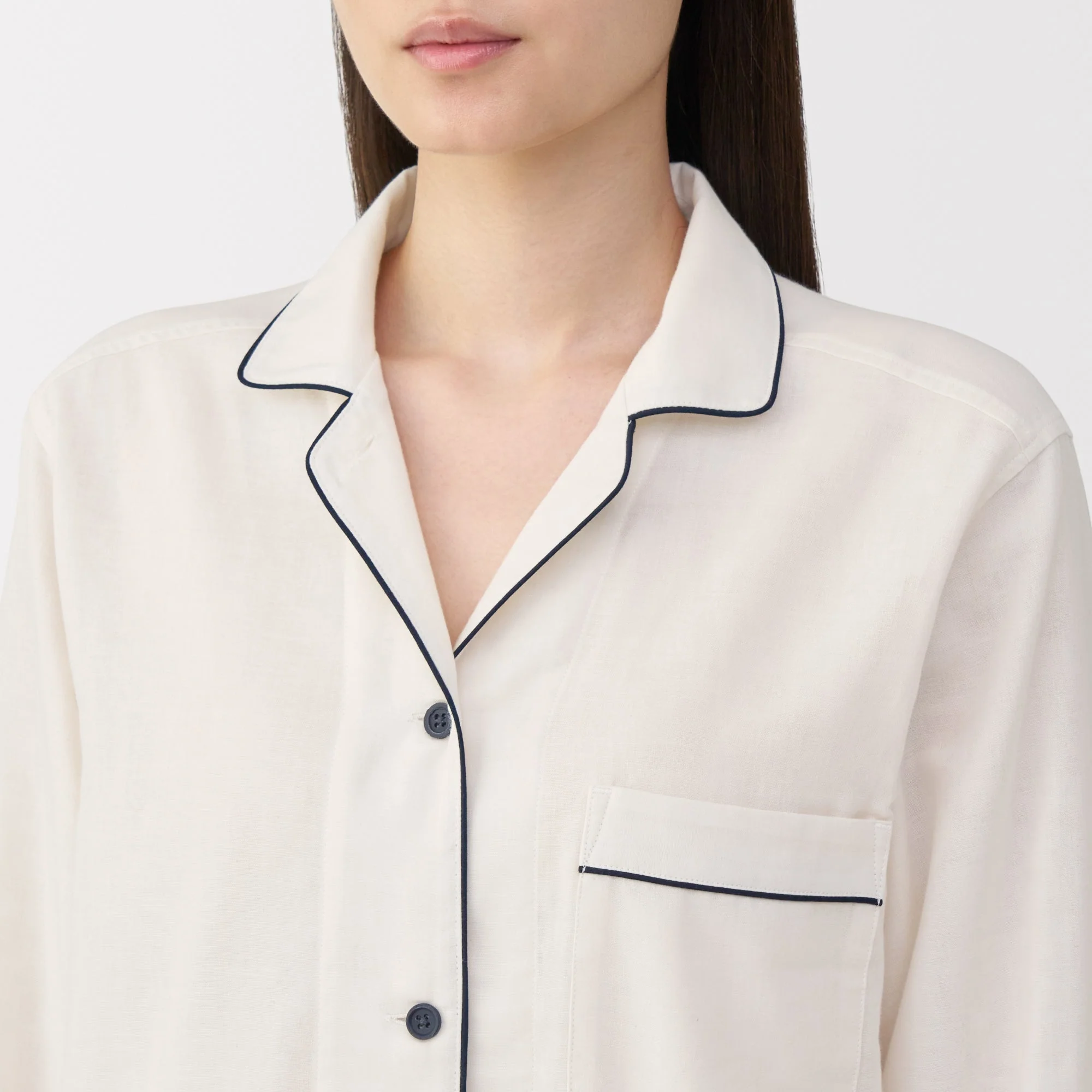 Side Seamless Double Gauze Pajamas - Image 70