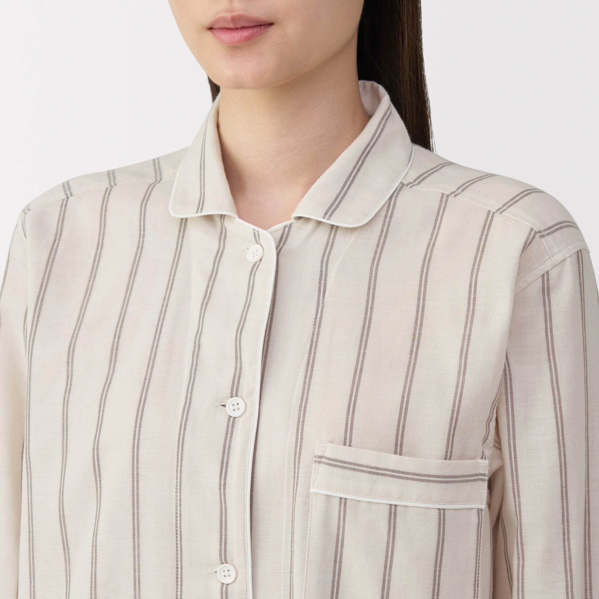 Side Seamless Double Gauze Pajamas - Image 8