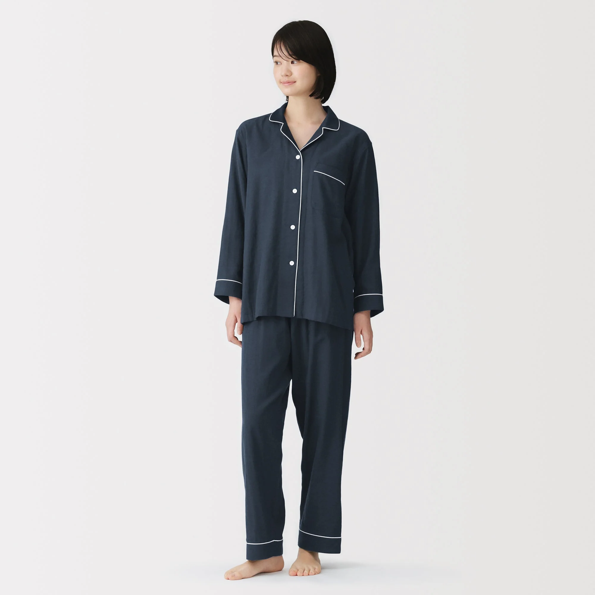 Side Seamless Double Gauze Pajamas - Image 27