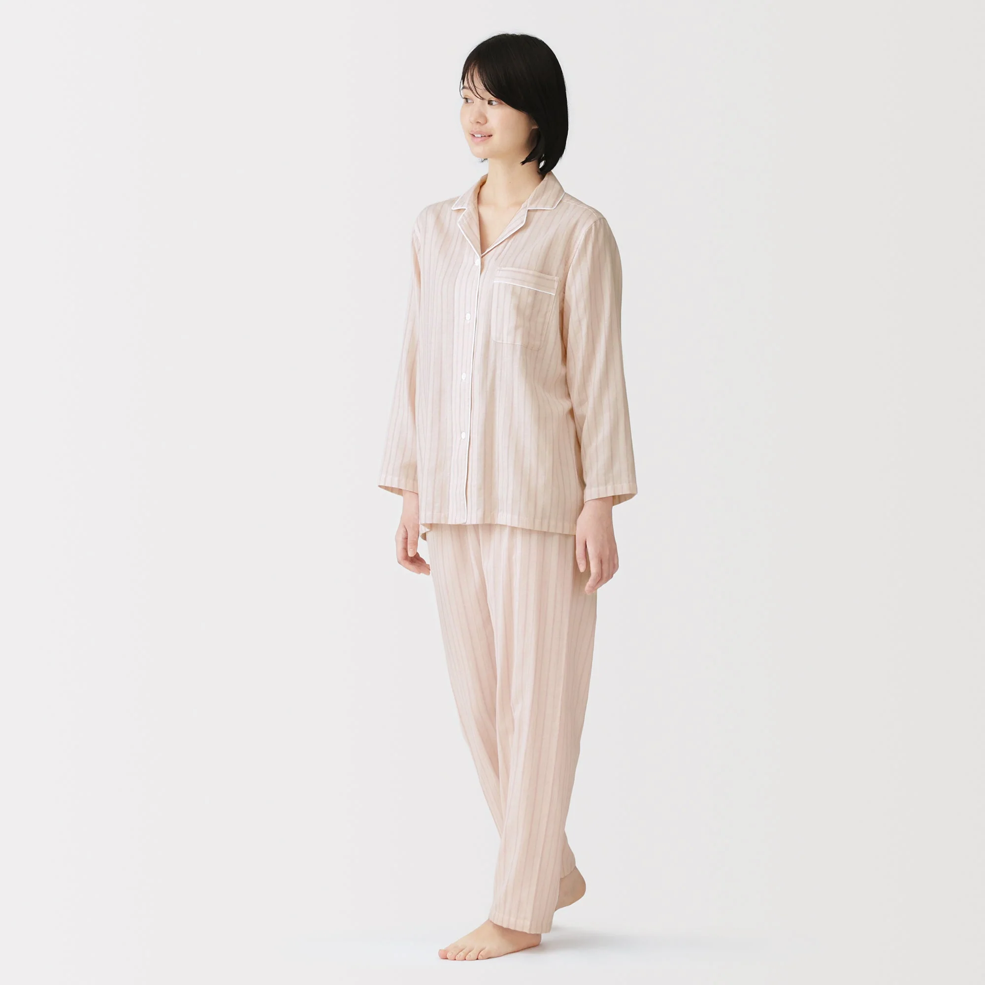 Side Seamless Double Gauze Pajamas - Image 39