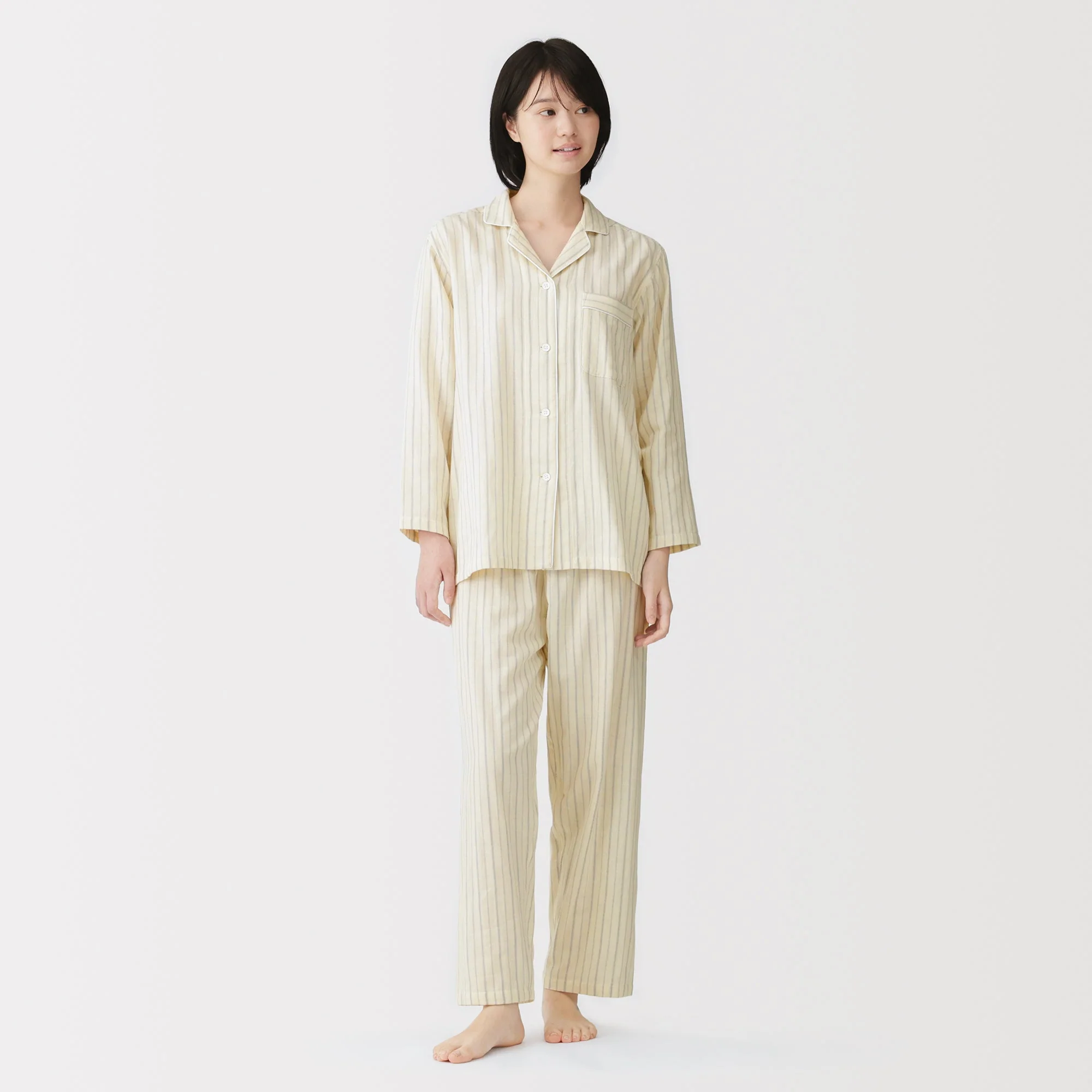 Side Seamless Double Gauze Pajamas - Image 51