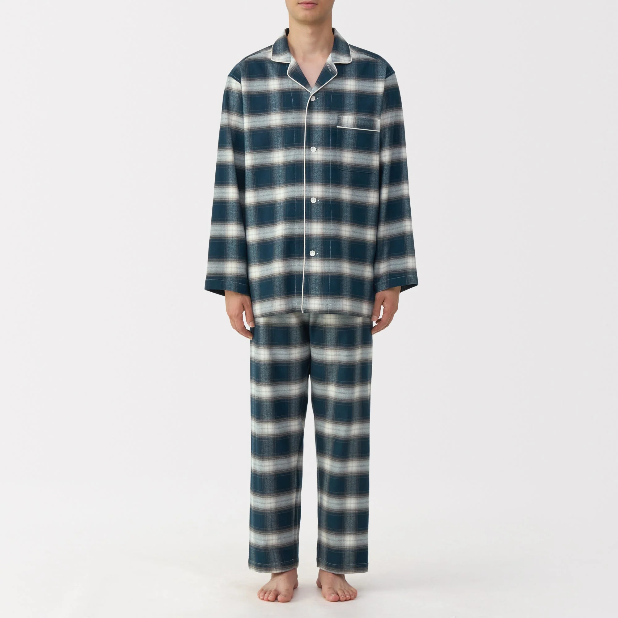Side Seamless Flannel Pajamas - Image 30