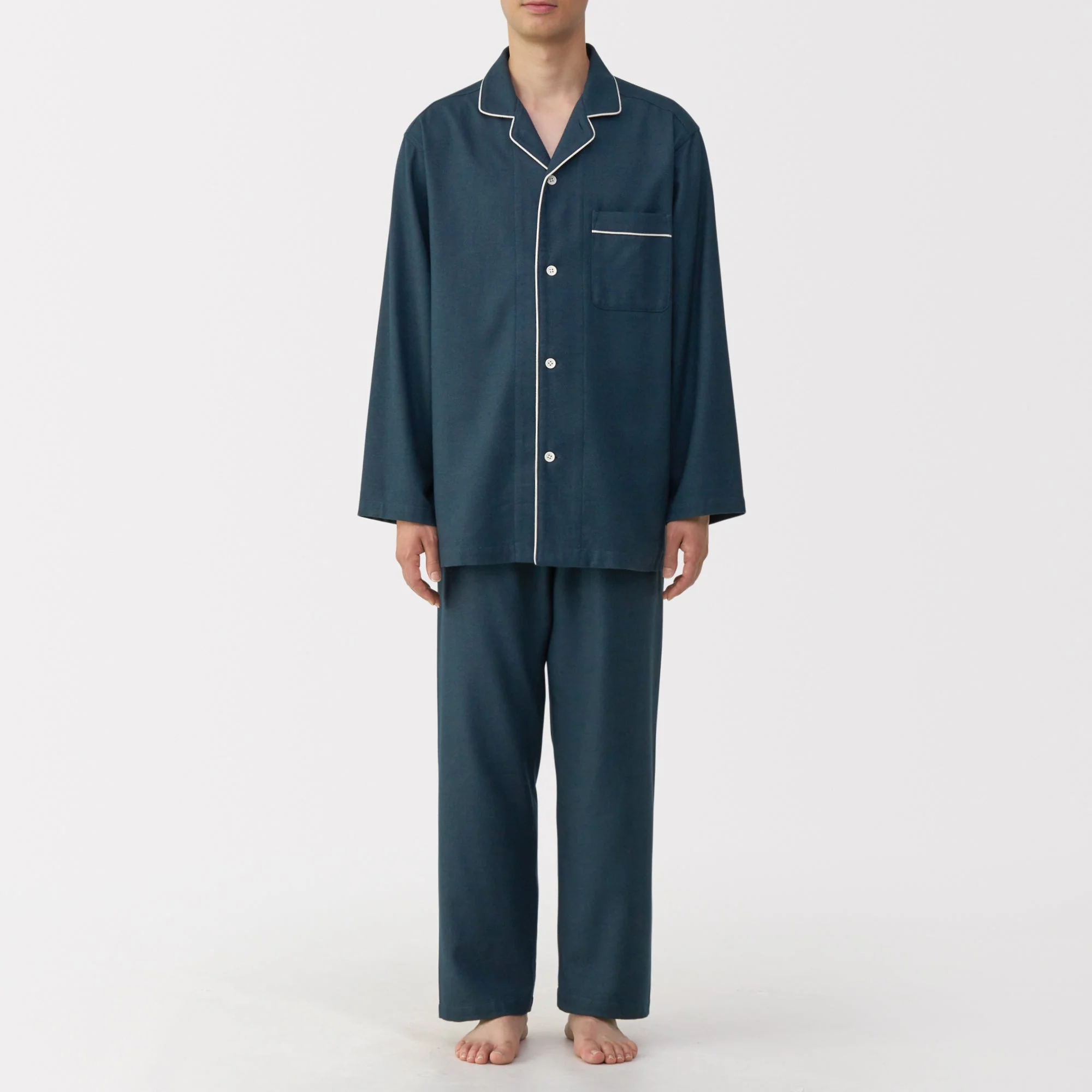 Side Seamless Flannel Pajamas - Image 4
