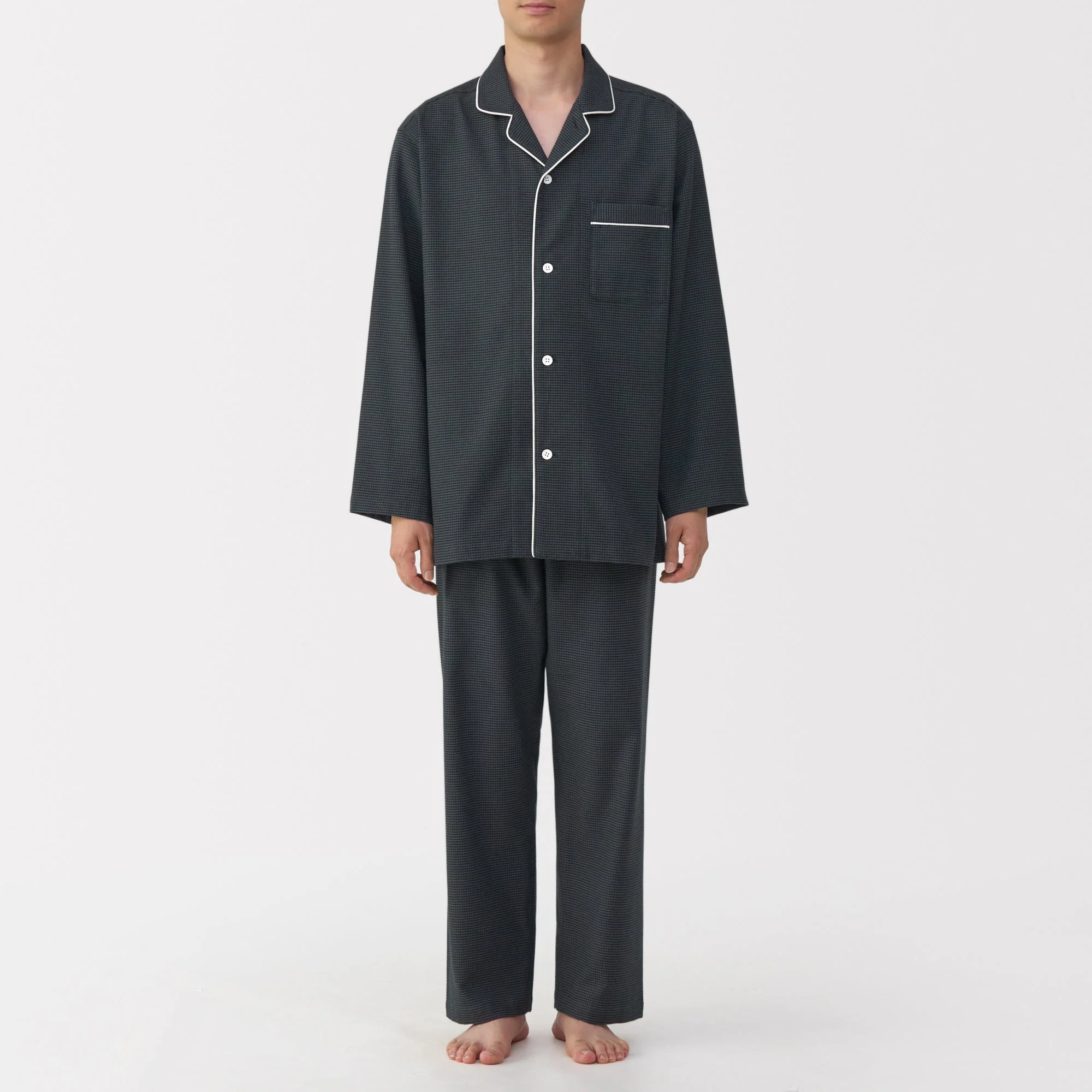 Side Seamless Flannel Pajamas - Image 56
