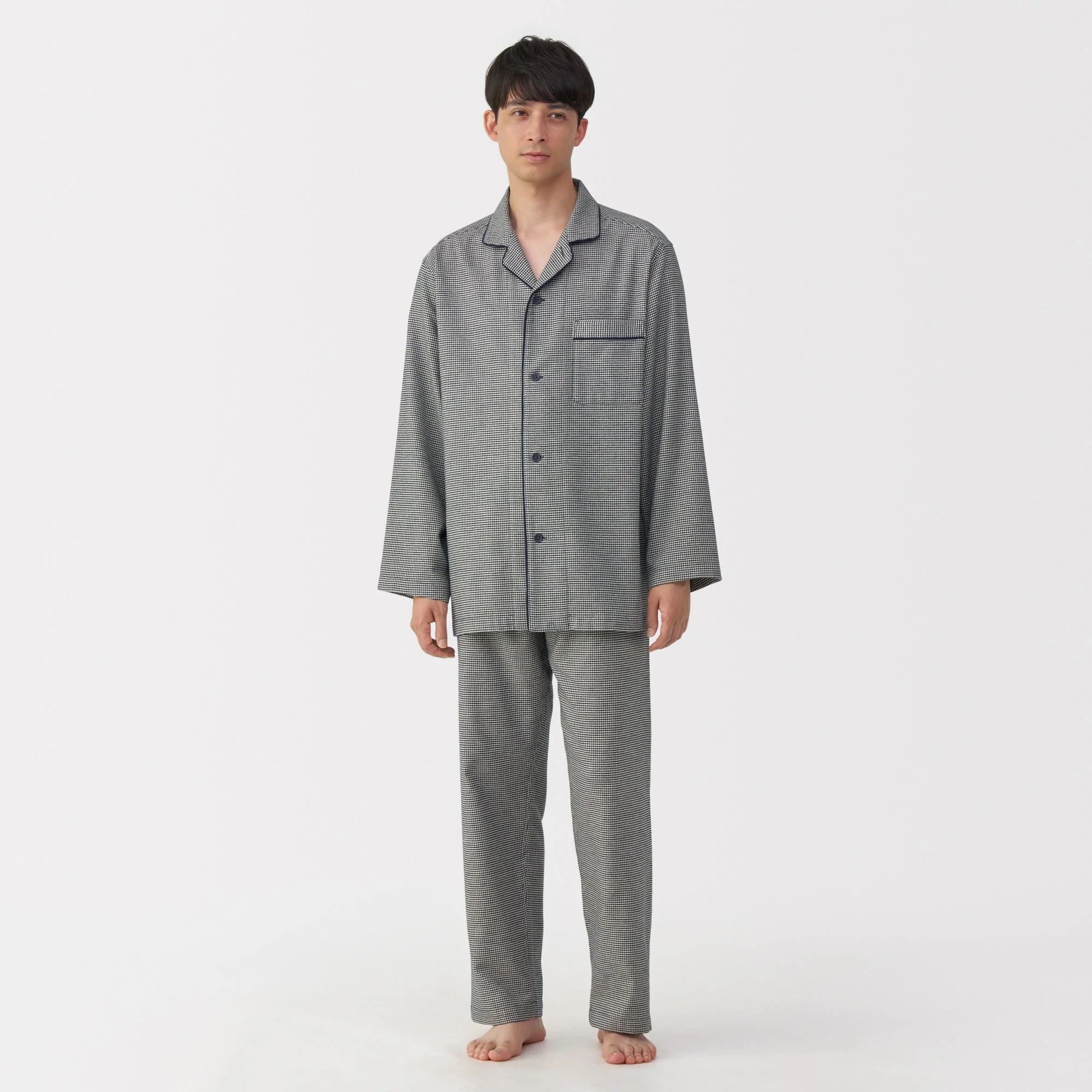 Side Seamless Flannel Pajamas - Image 68