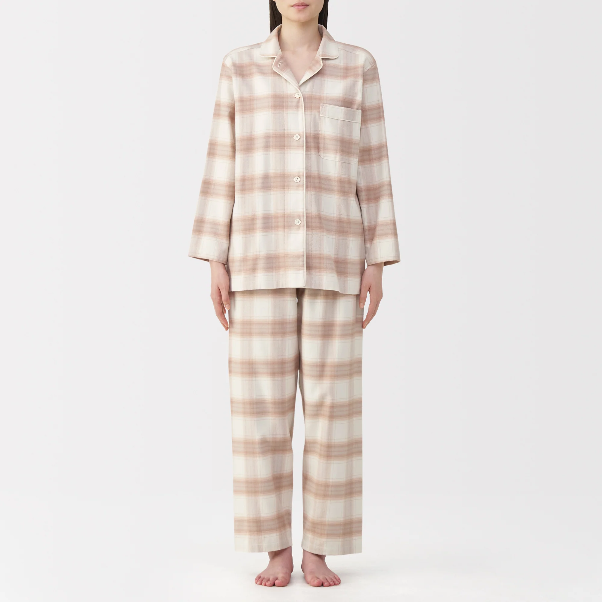 Side Seamless Flannel Pajamas - Image 4