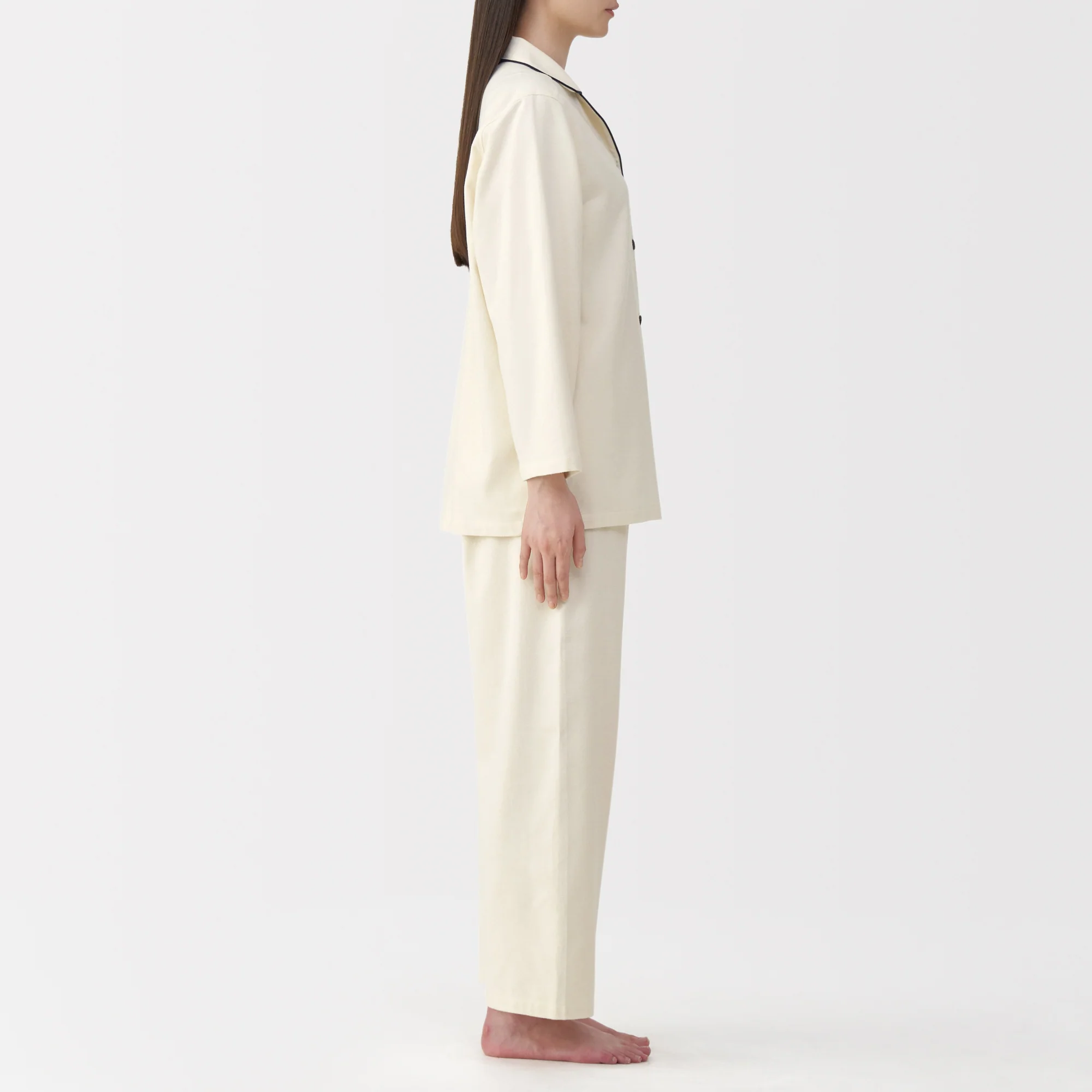 Side Seamless Flannel Pajamas - Image 44