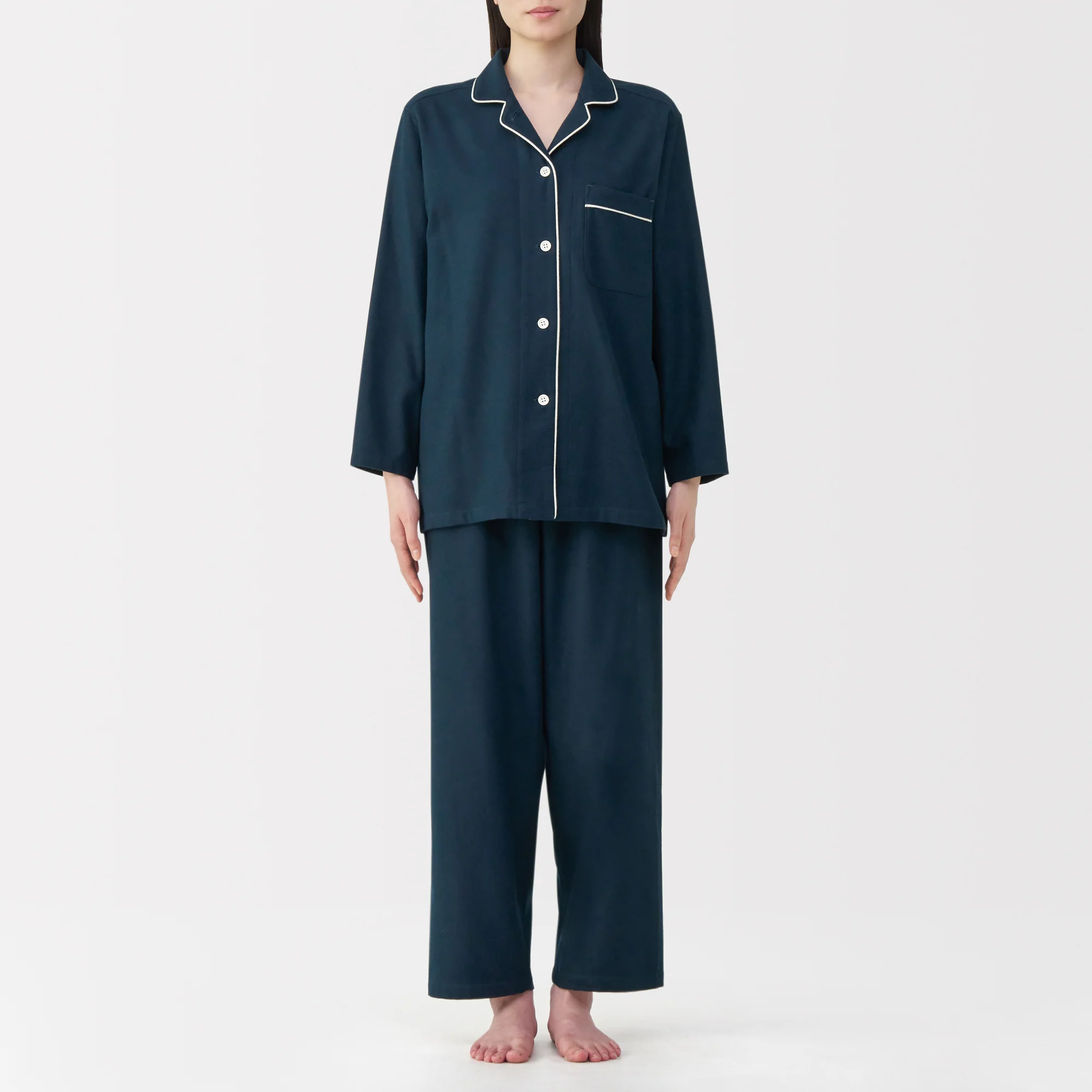 Side Seamless Flannel Pajamas - Image 69