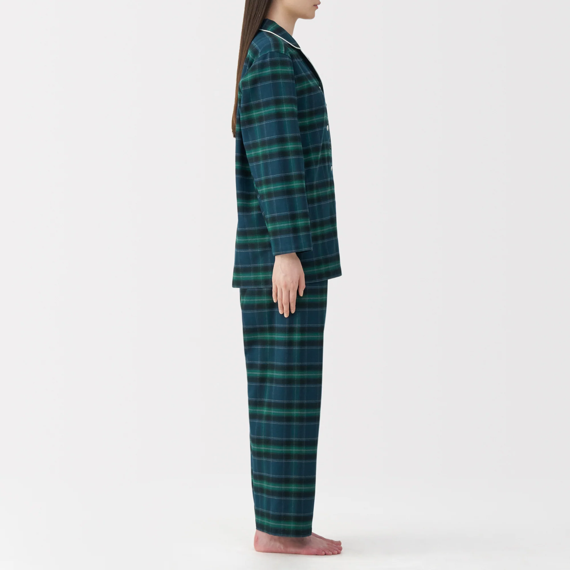 Side Seamless Flannel Pajamas - Image 83