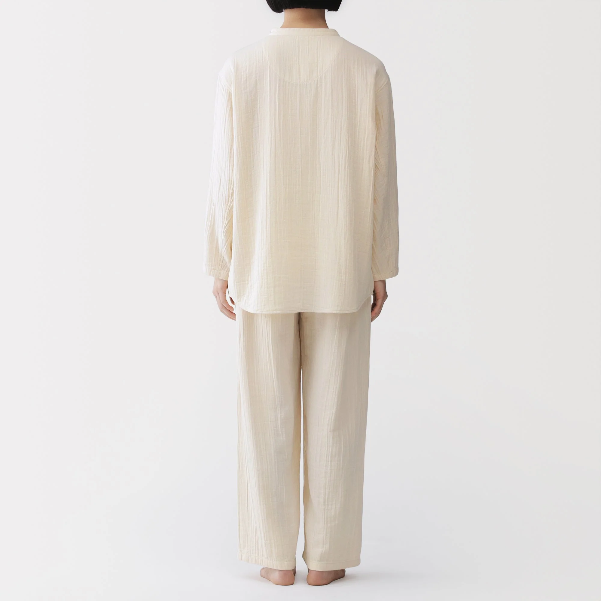 Side Seamless Gauze Pajamas - Image 16