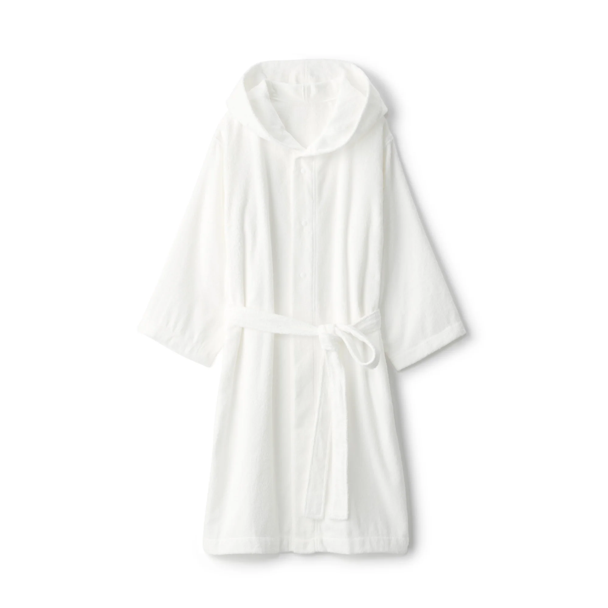 Side Seamless Pile Bathrobe - Image 2