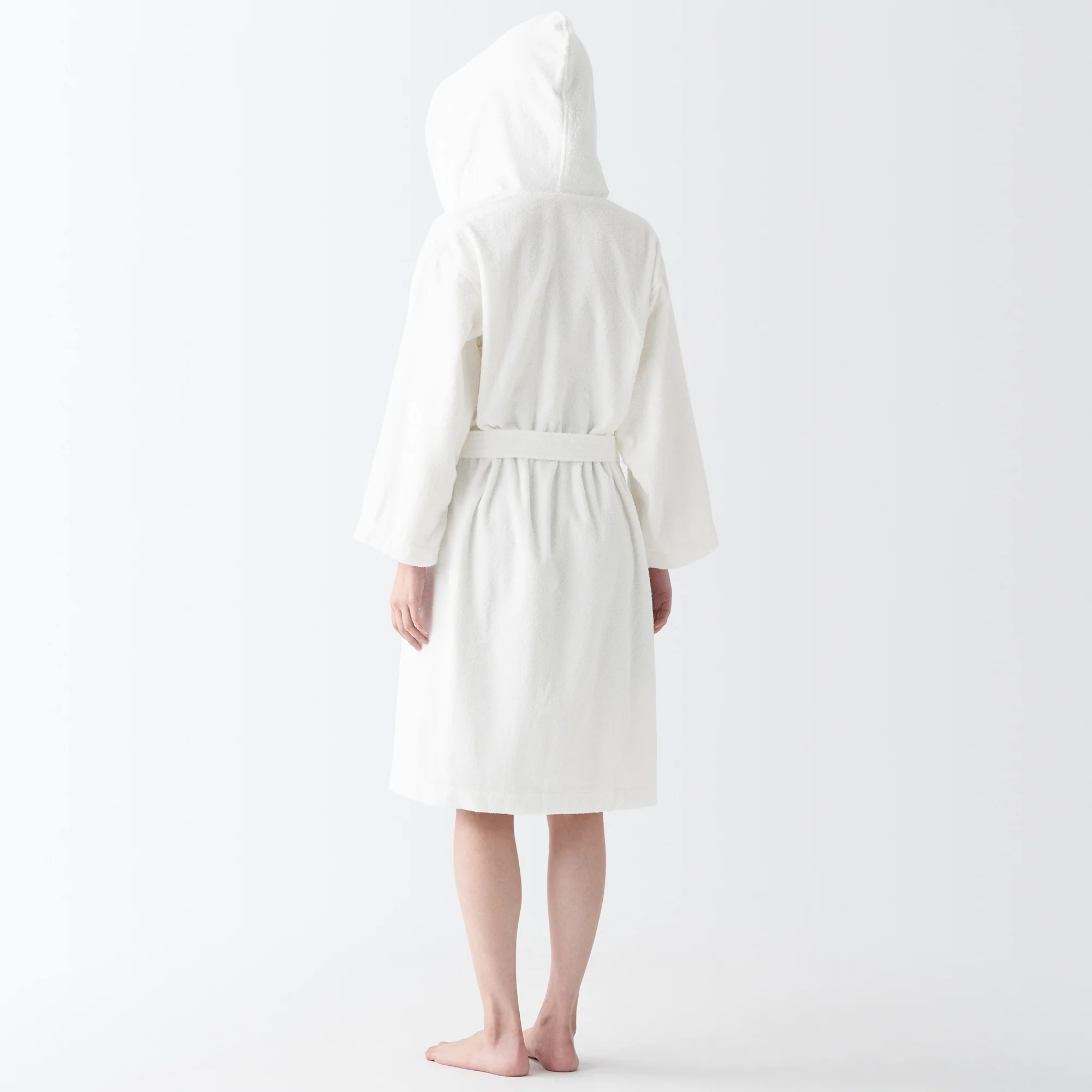 Side Seamless Pile Bathrobe - Image 5
