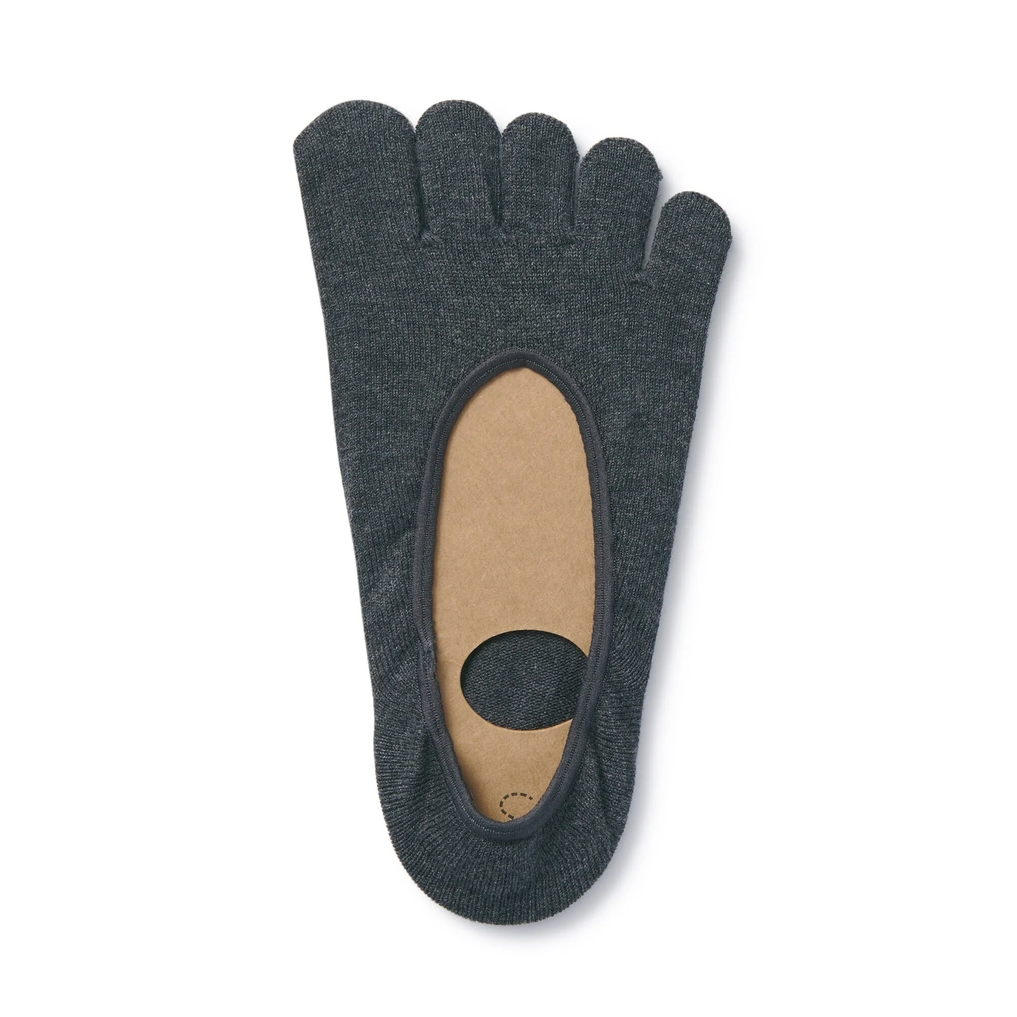 Silicone Gripper No-show 5 Toe Socks - Image 14