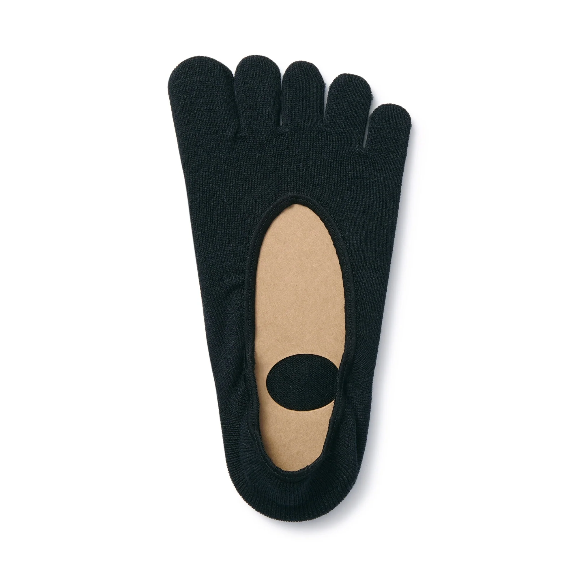 Silicone Gripper No-show 5 Toe Socks - Image 18