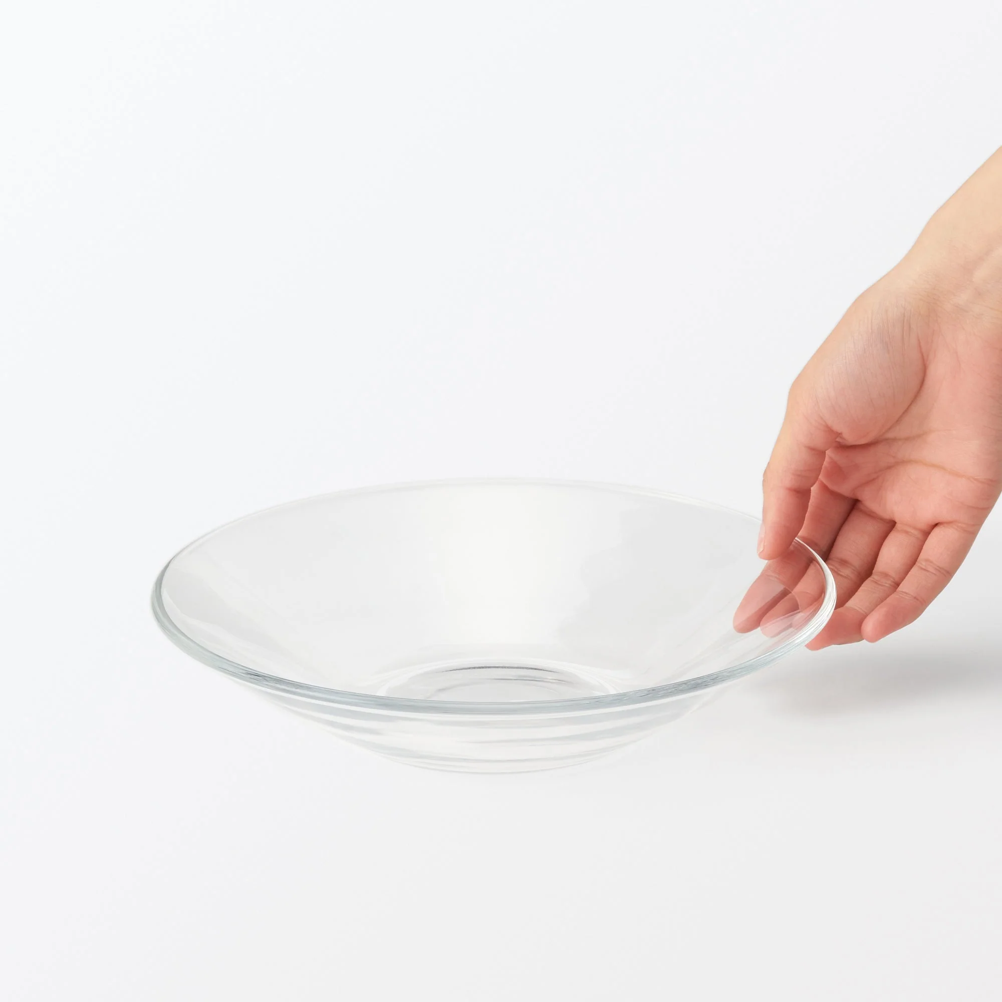 Soda Glass Shallow Bowl - Large - Image 5