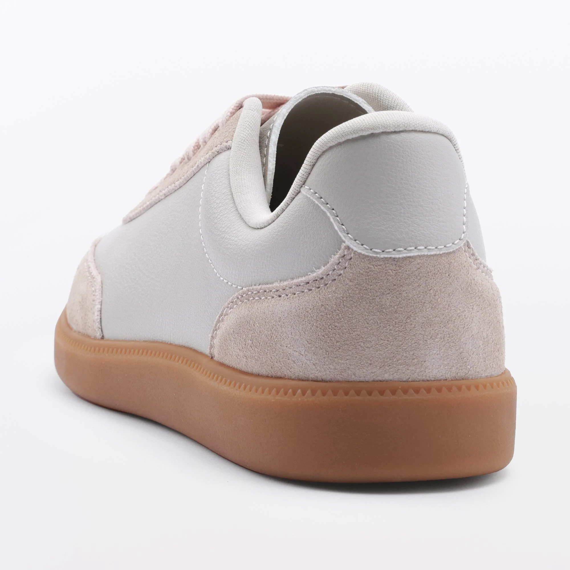 Soft Insole Combination Sneakers - Light Pink - Image 7
