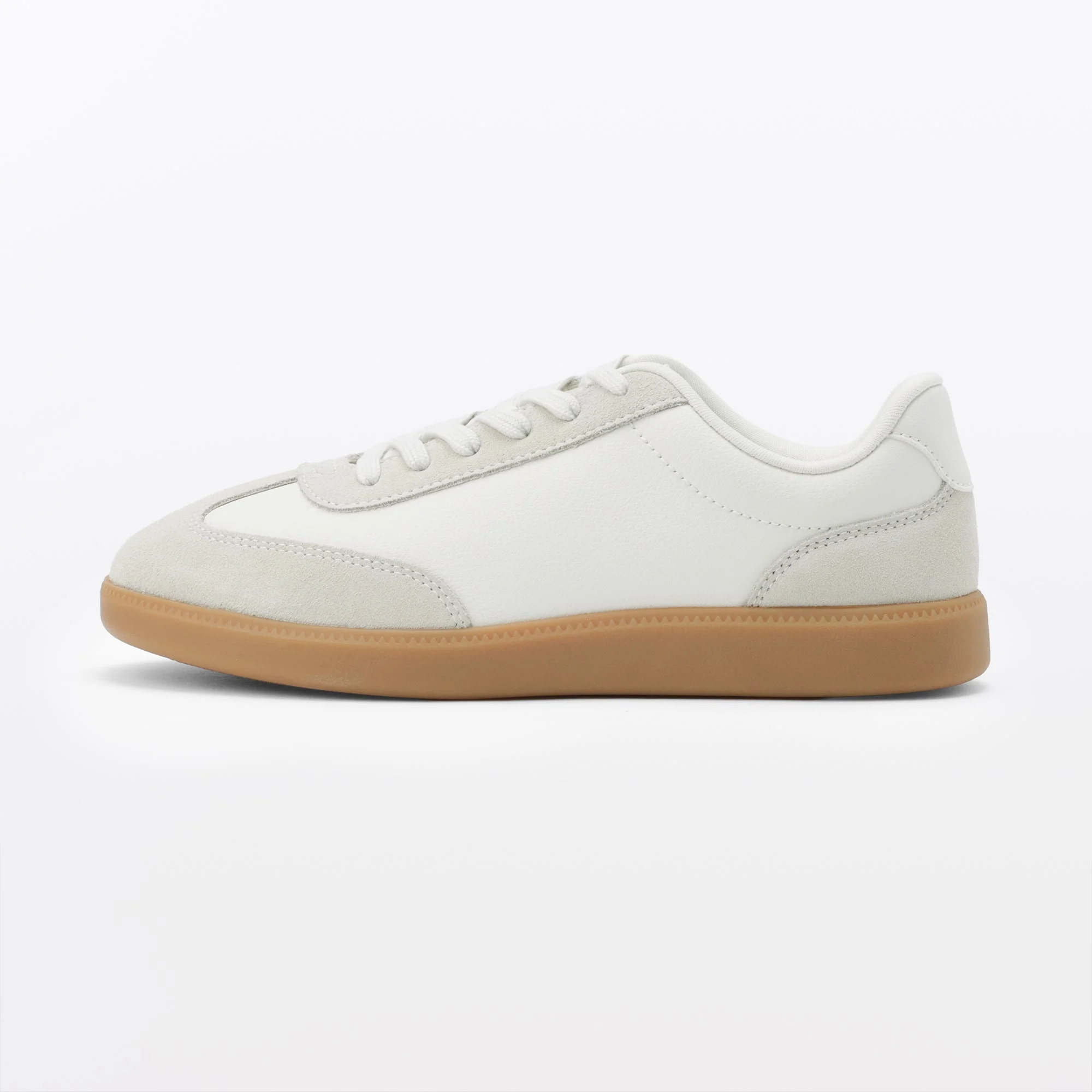 Soft Insole Combination Sneakers - Off White - Image 12