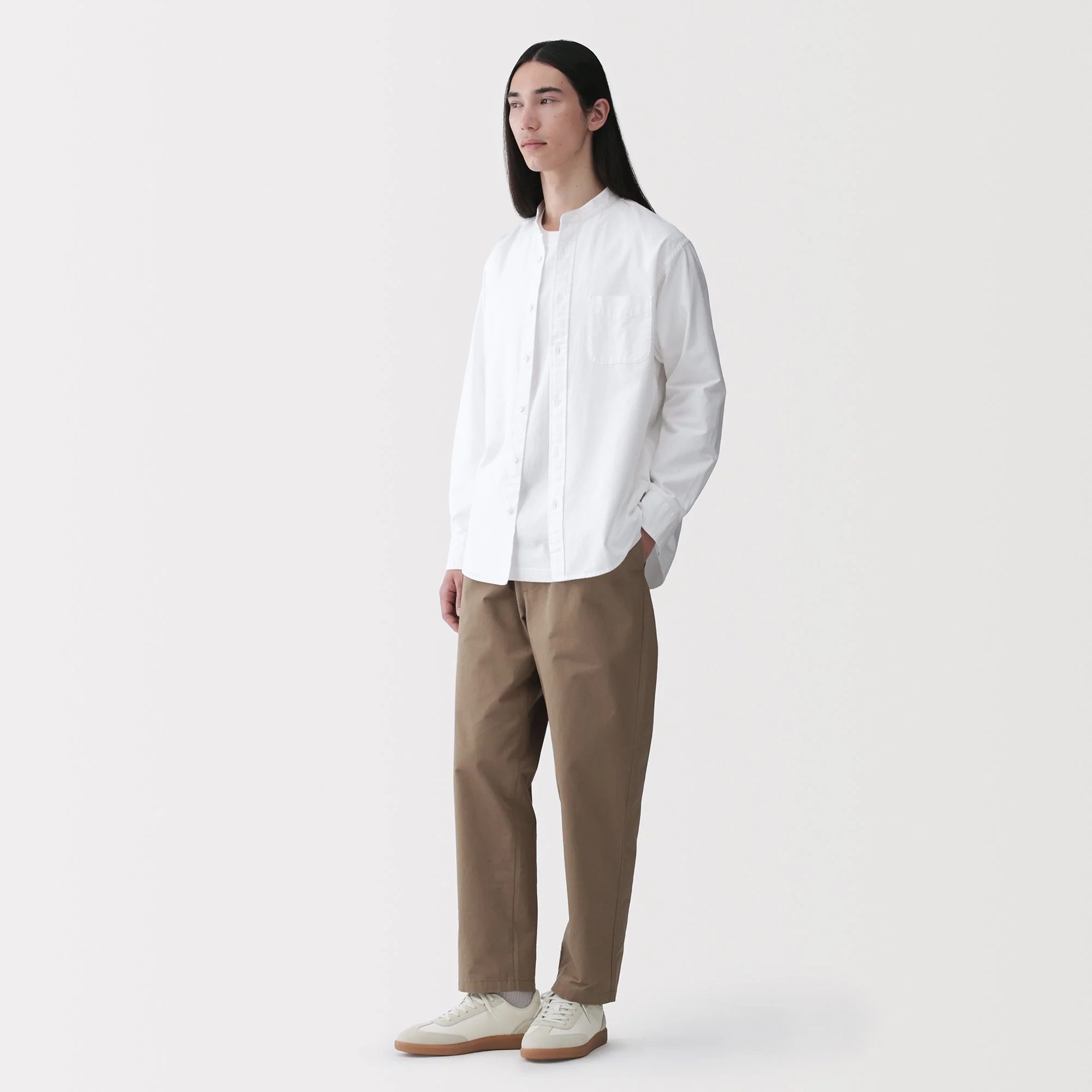 Soft Insole Combination Sneakers - Off White - Image 3