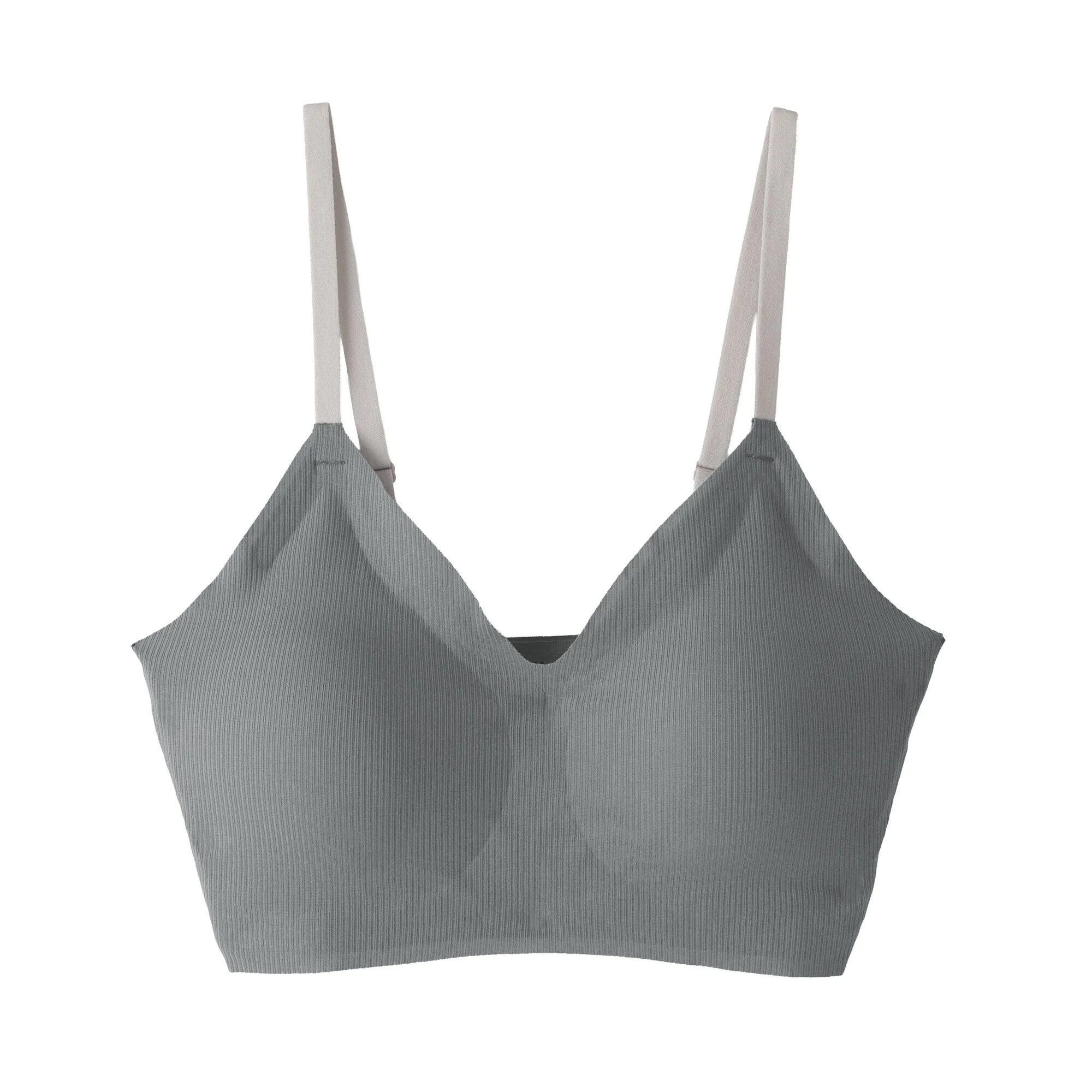Soft Ribbed Bra - Image 2