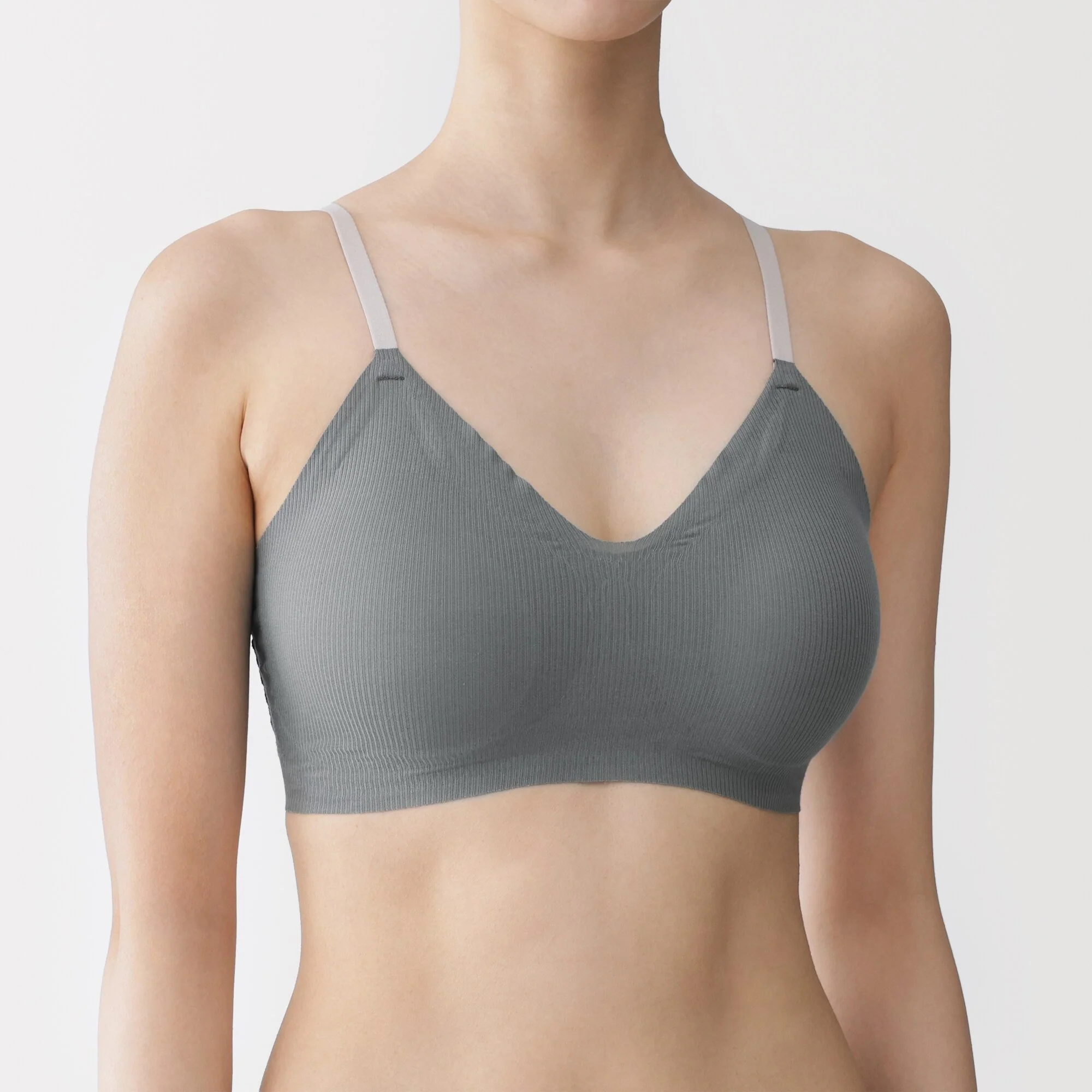 Soft Ribbed Bra - Image 3
