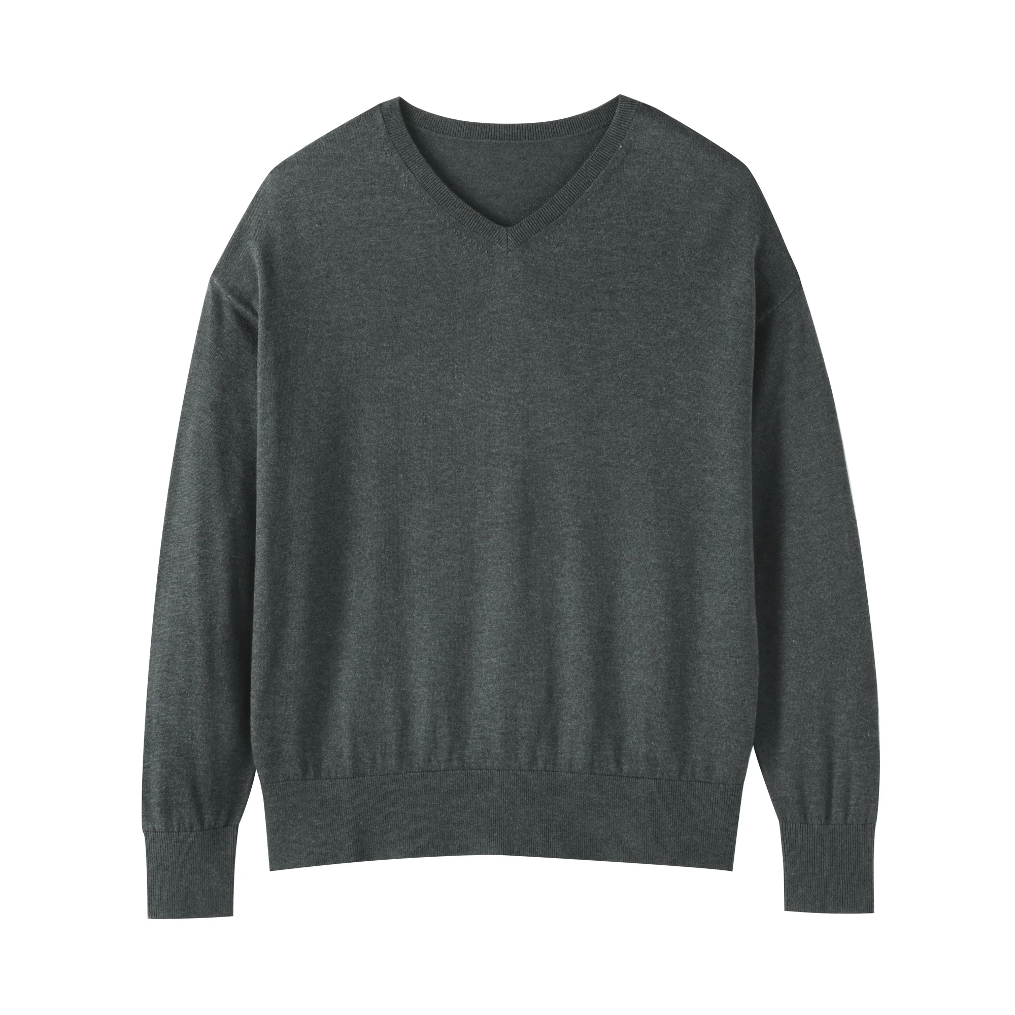 Soy Fiber Blend V-Neck Sweater - Image 2