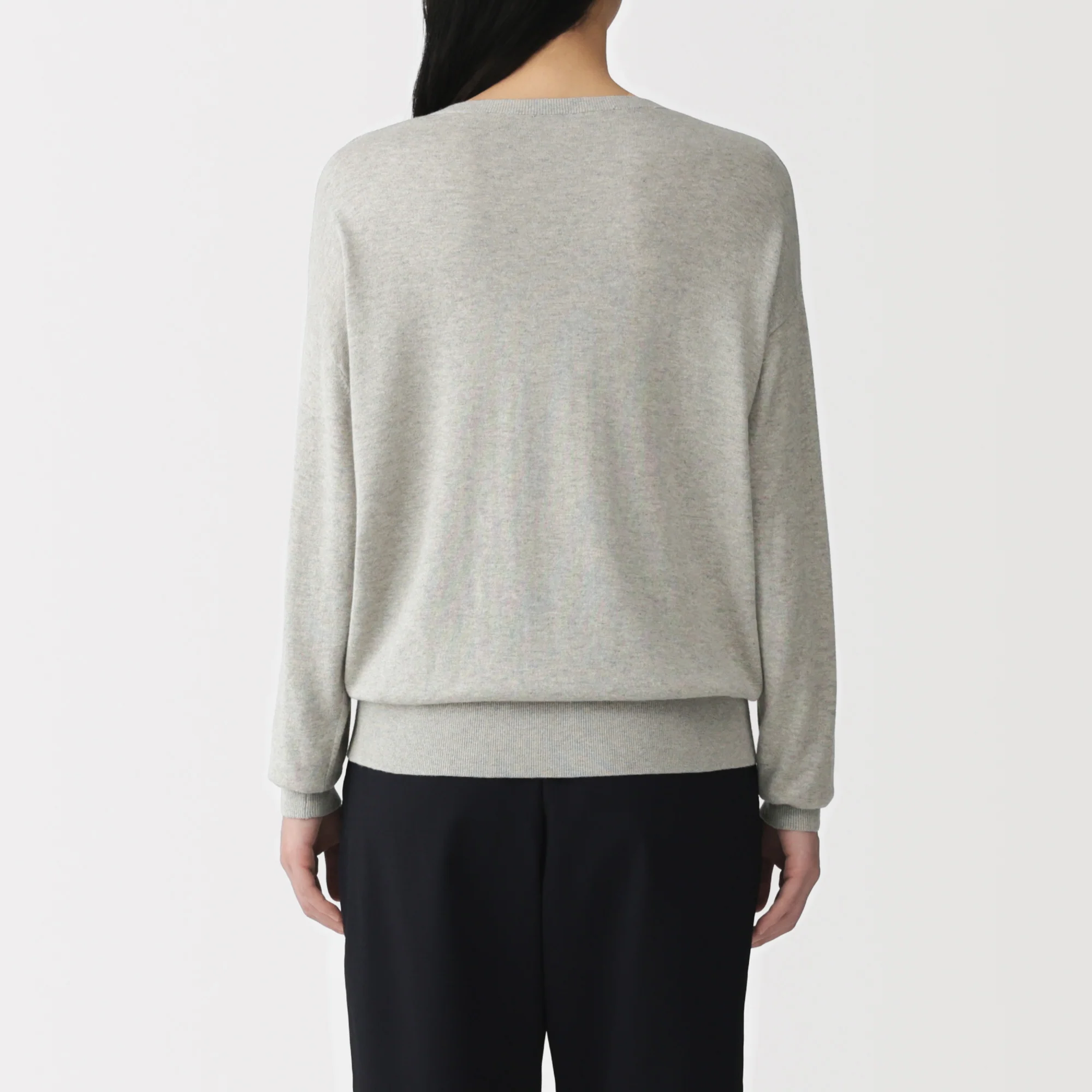 Soy Fiber Blend V-Neck Sweater - Image 20