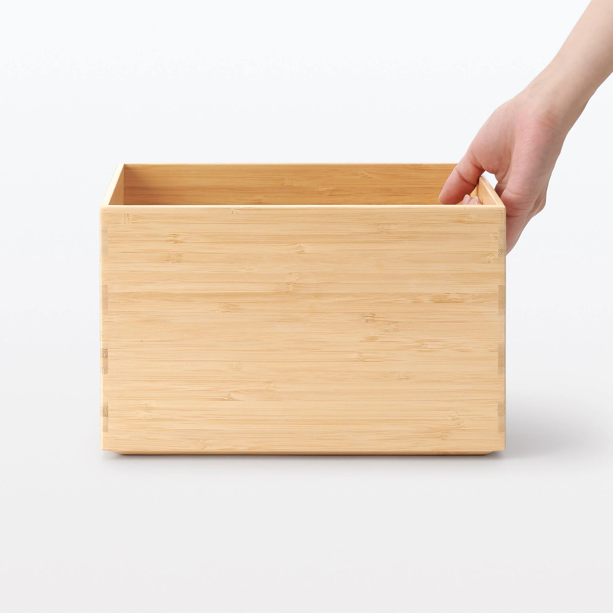 Stackable Bamboo Box - Half - Medium W26 x D18.5 x H16.5 cm - Image 2