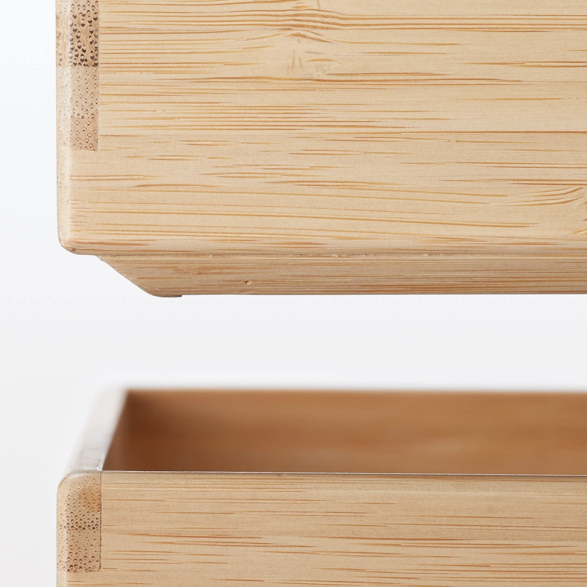 Stackable Bamboo Box - Half - Small (W10.2 x D7.3 x H3.3") - Image 7