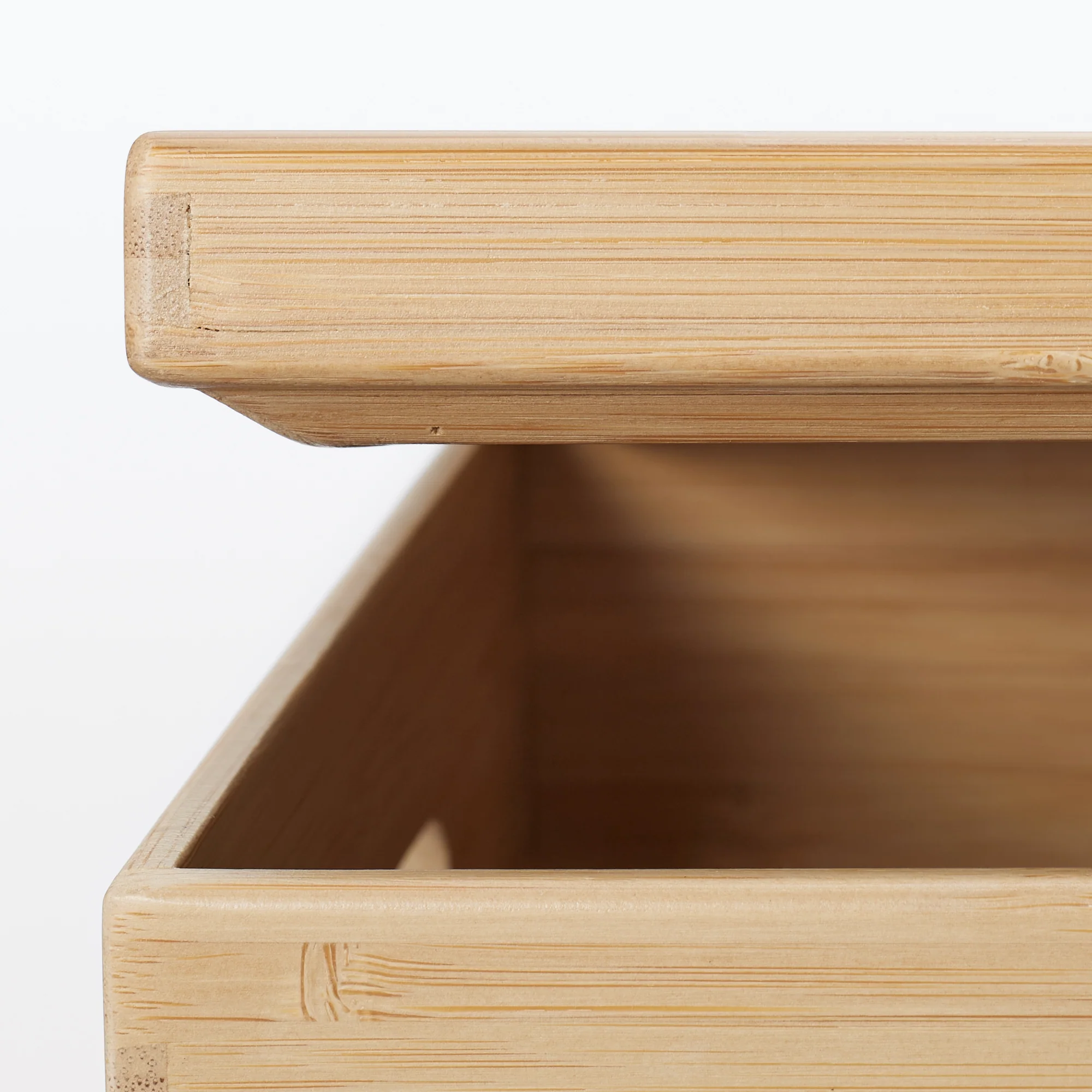 Stackable Bamboo Box Lid - Half (W10.2 x D7.3 x H1") - Image 6