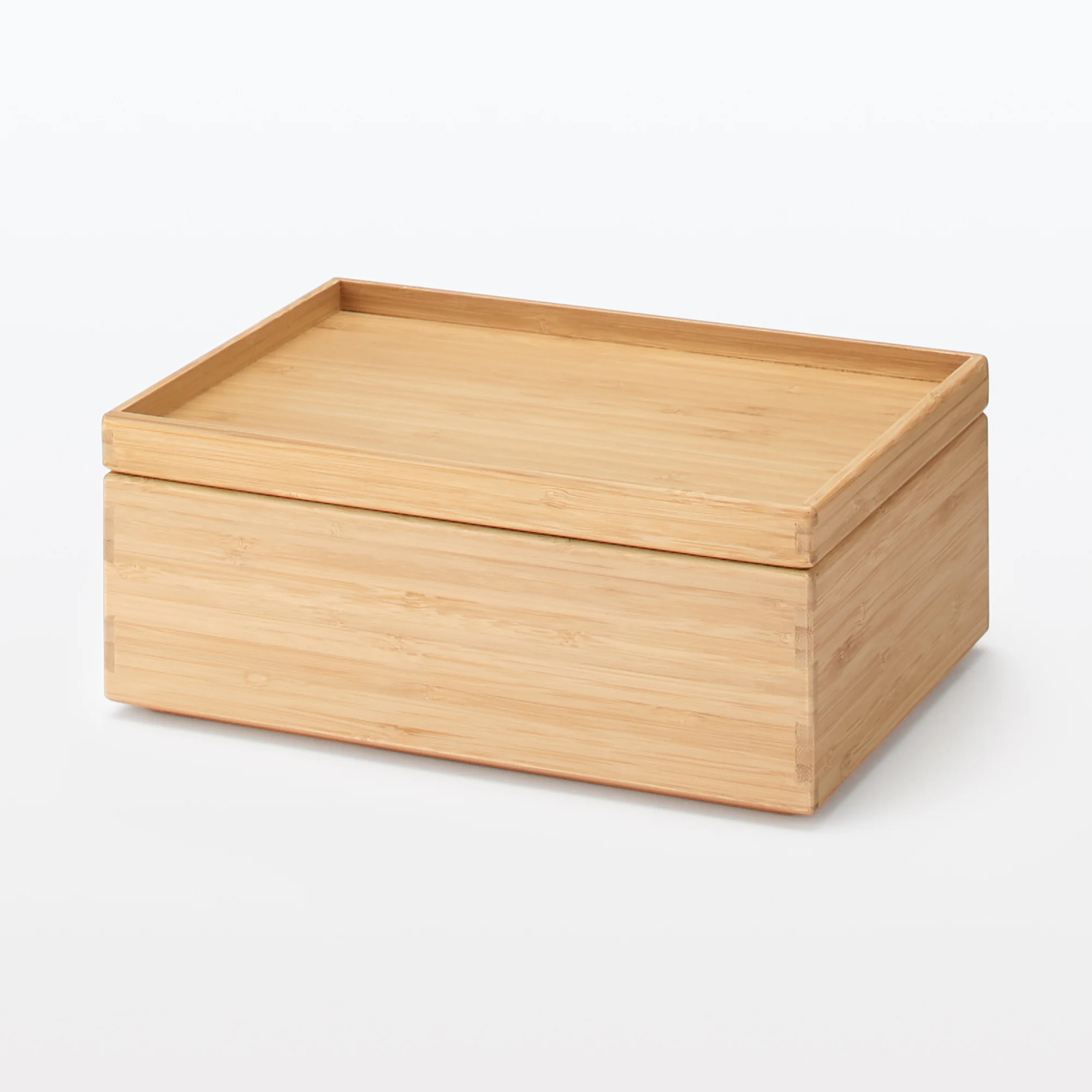 Stackable Bamboo Box Lid - Half (W10.2 x D7.3 x H1") - Image 7