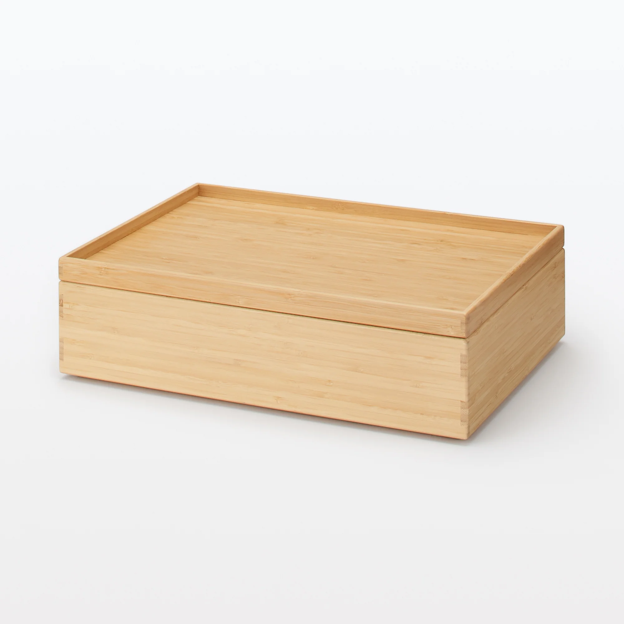 Stackable Bamboo Box - Small (W14.6 x D10.2 x H3.3") - Image 8