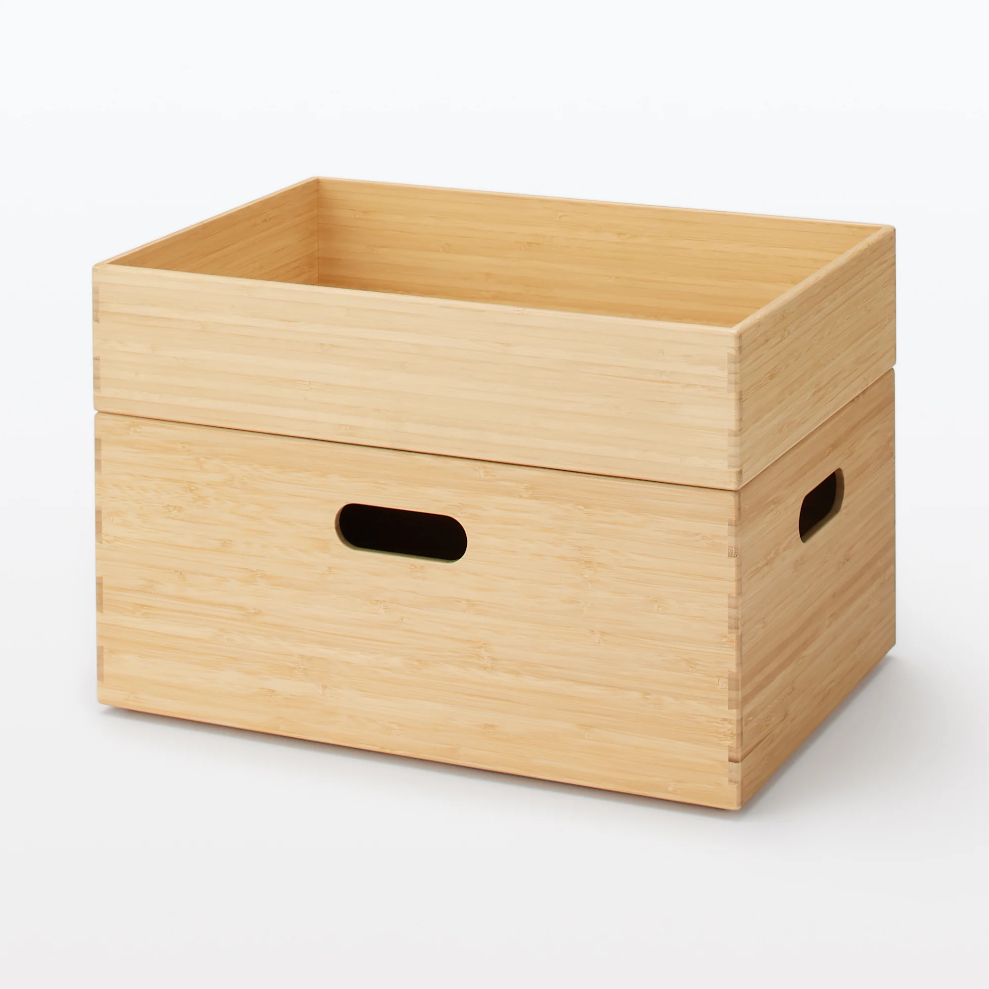 Stackable Bamboo Box - Small (W14.6 x D10.2 x H3.3") - Image 9