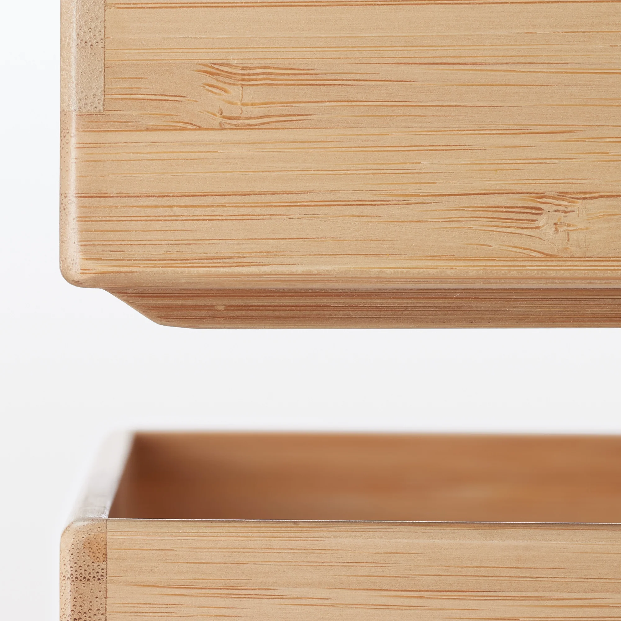 Stackable Bamboo Organizer Box - Large (W4.5 x D13.4 x H2.2") - Image 7