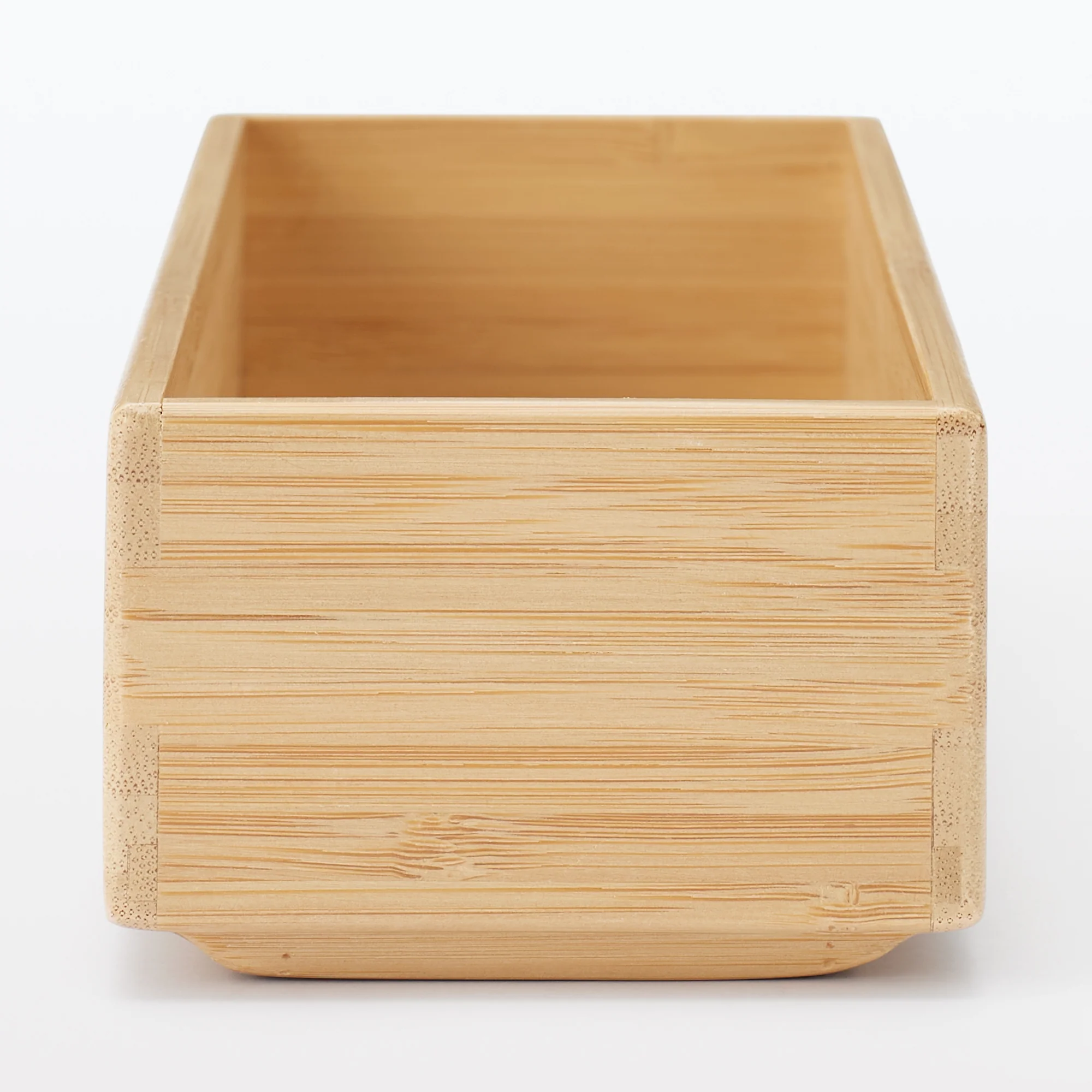 Stackable Bamboo Organizer Box - Small (W3.3 x D10.2 x H2.2") - Image 3