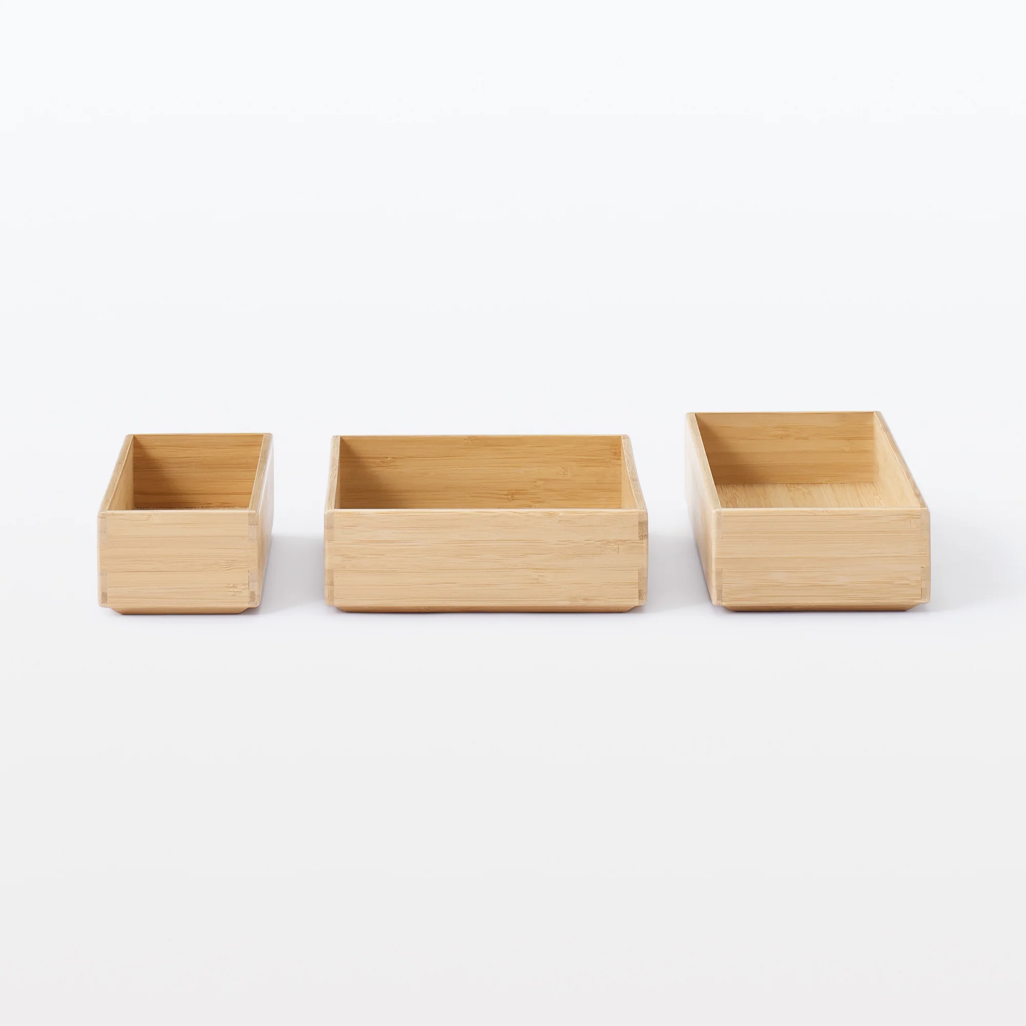 Stackable Bamboo Organizer Box - Small (W3.3 x D10.2 x H2.2") - Image 8