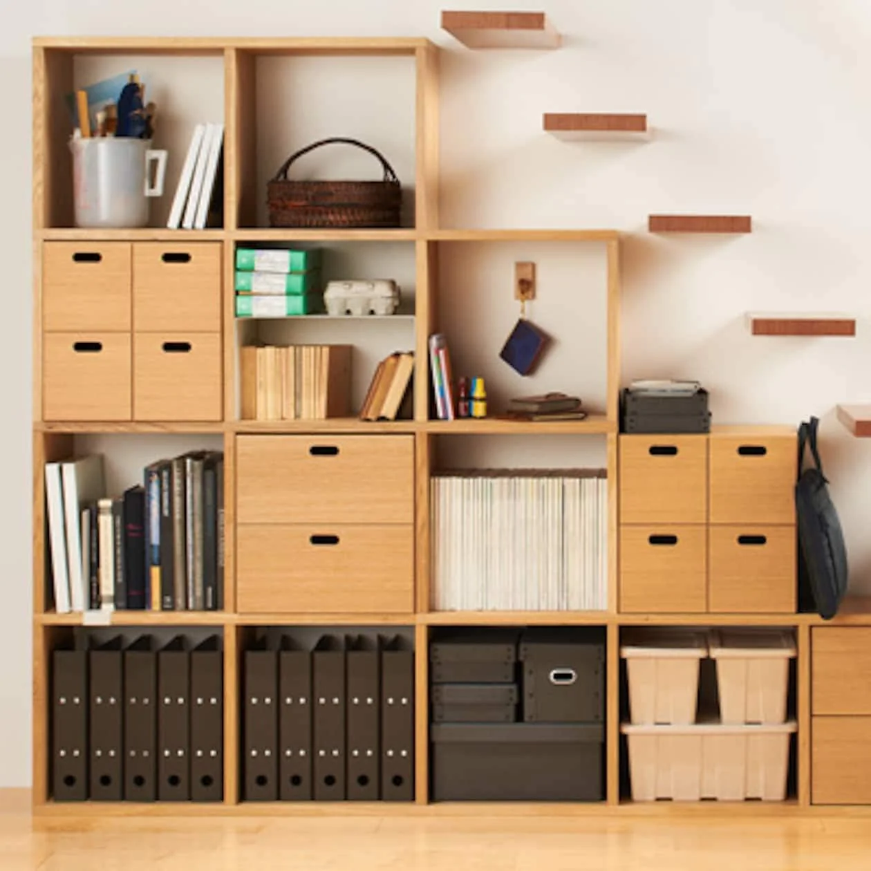Stacking Shelf - Oak - 5 Tiers - Image 2
