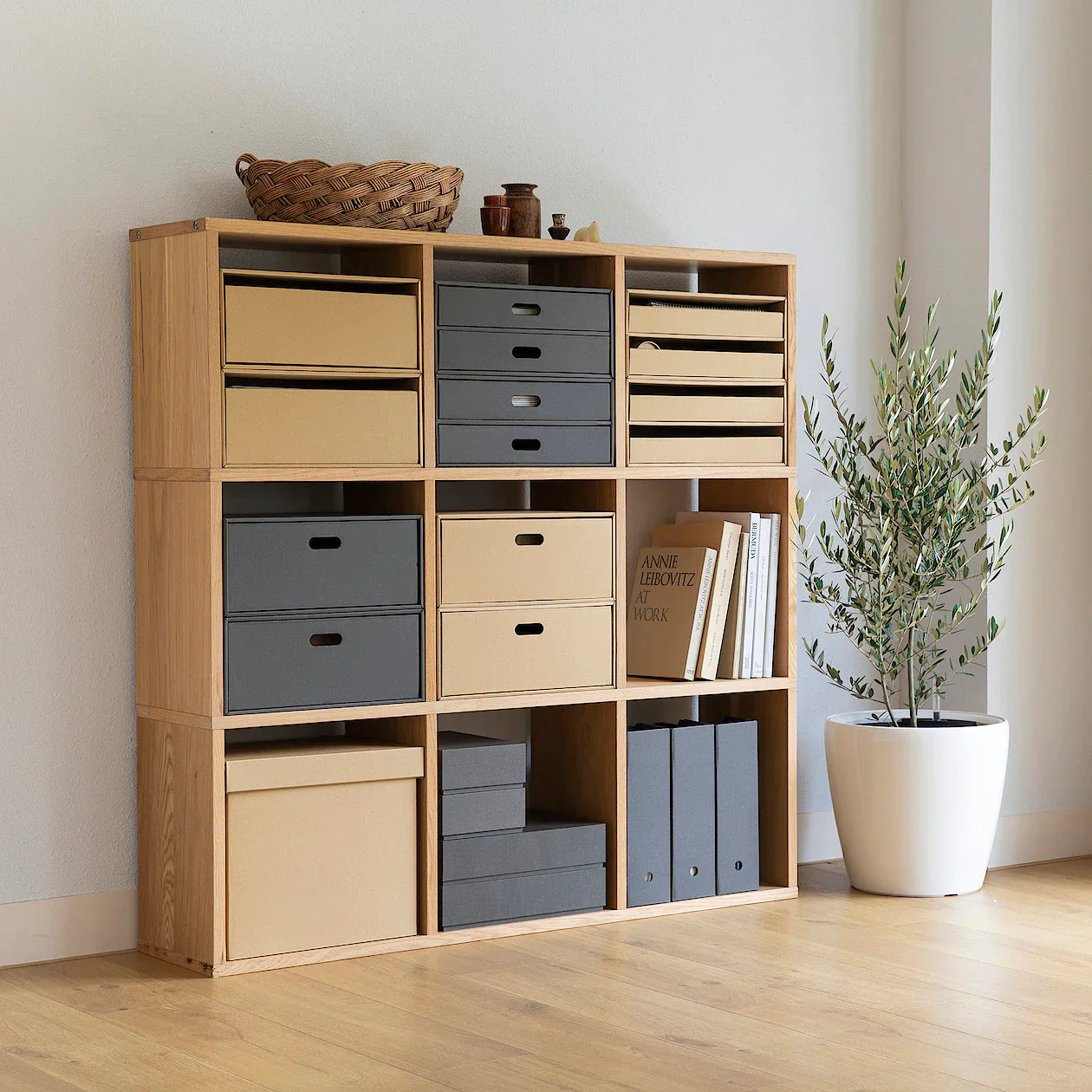 Stacking Shelf Oak Additional - 3 Tiers - Image 9