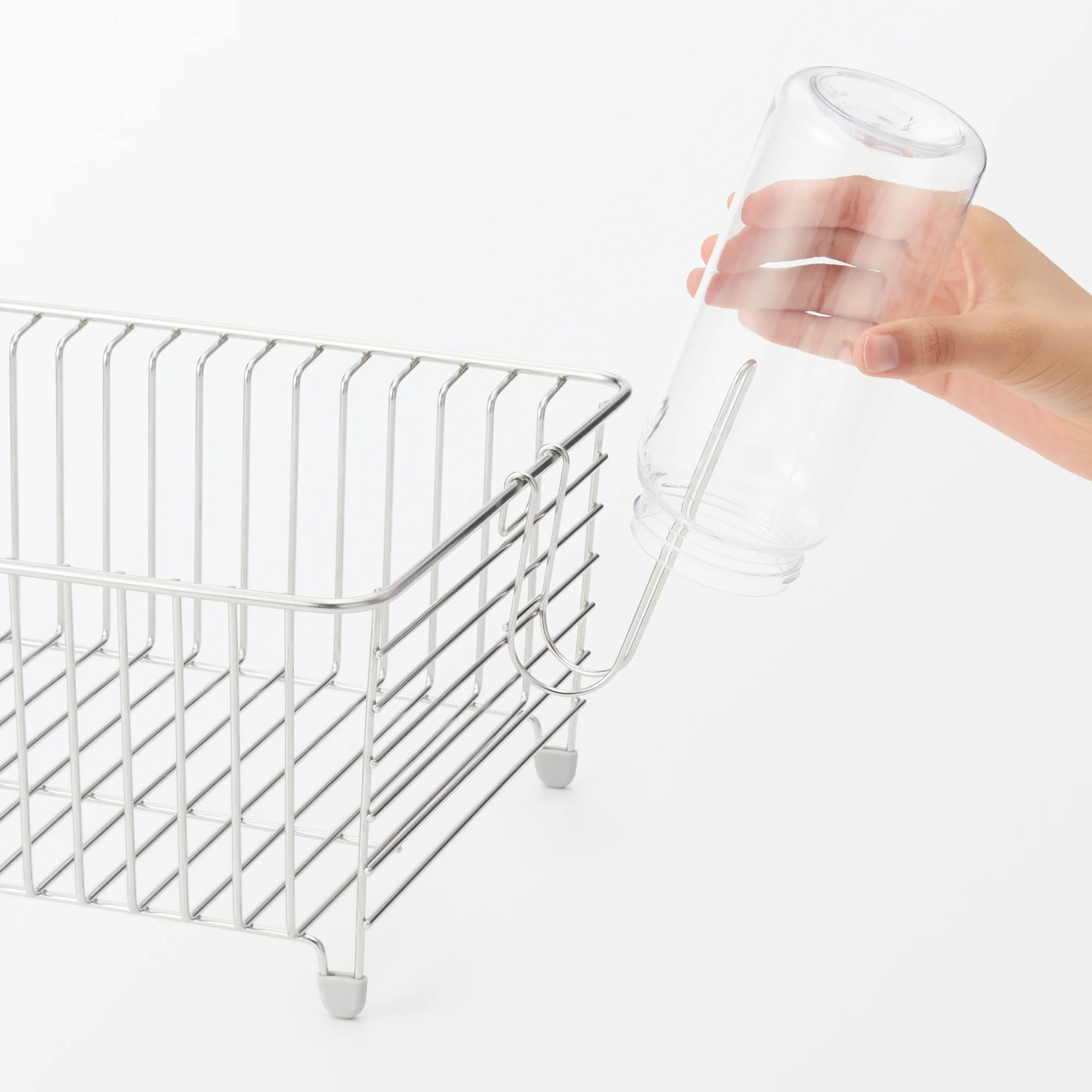 Stainless Steel Bottle Hook for Dish Drainer - Image 2