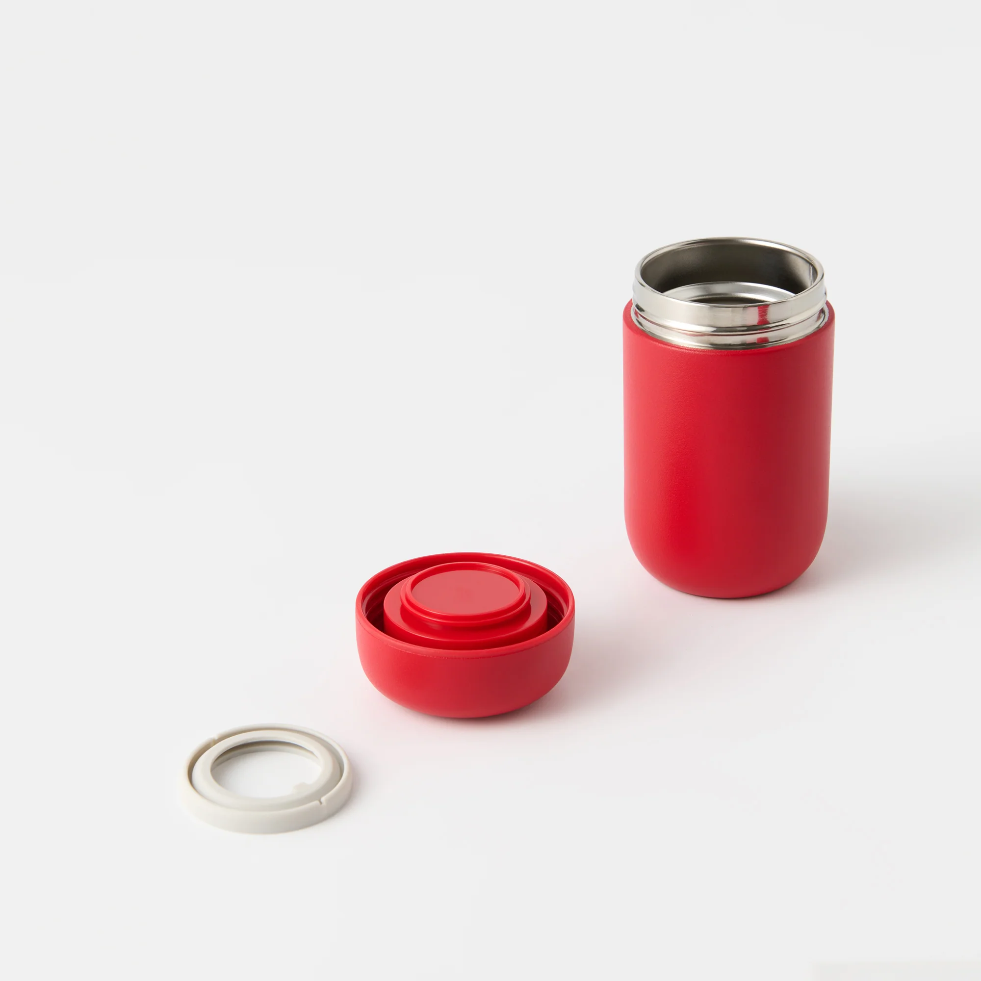 Stainless Steel Bottle - Red (7.4 fl oz) - Image 5