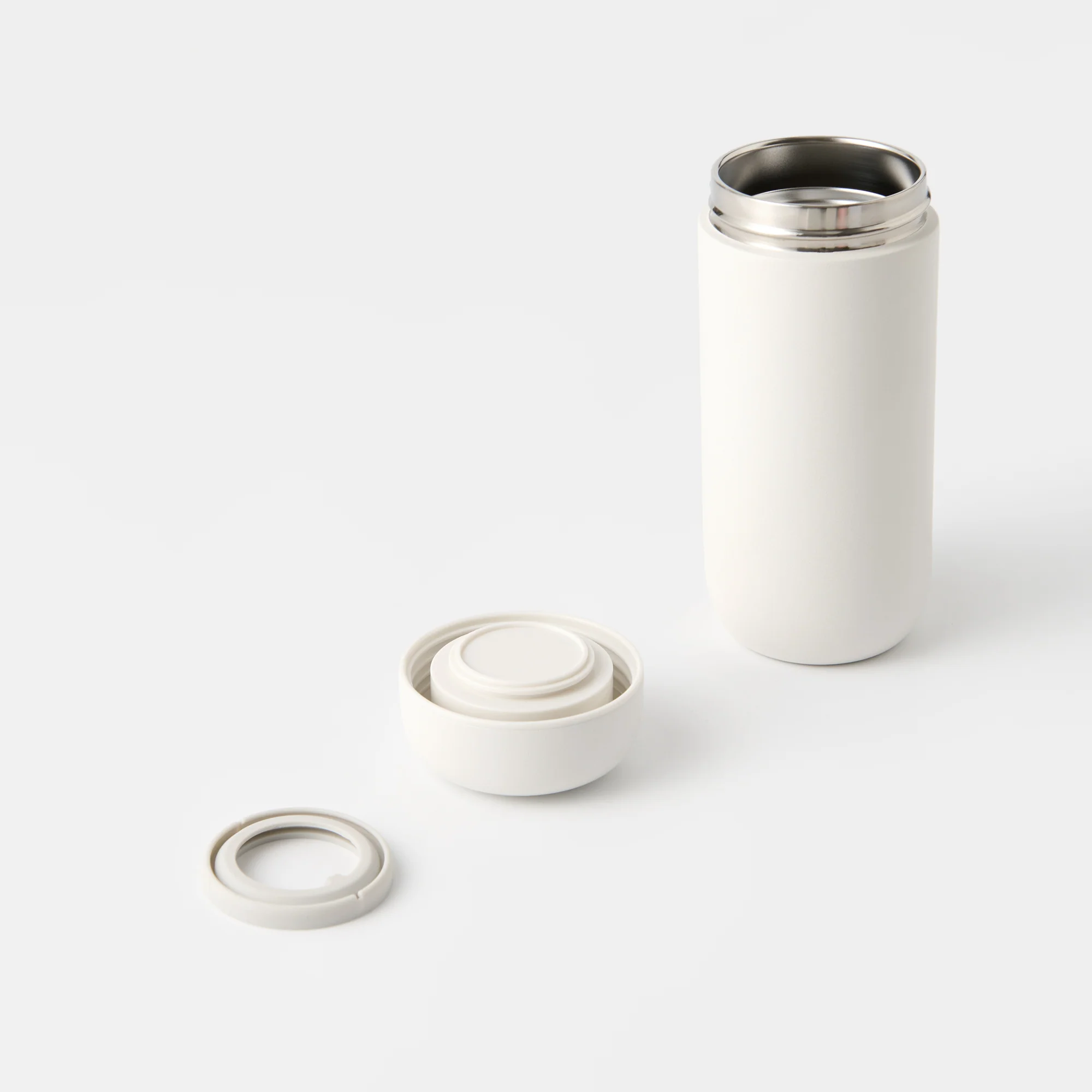 Stainless Steel Bottle - White (10.8 fl oz) - Image 5